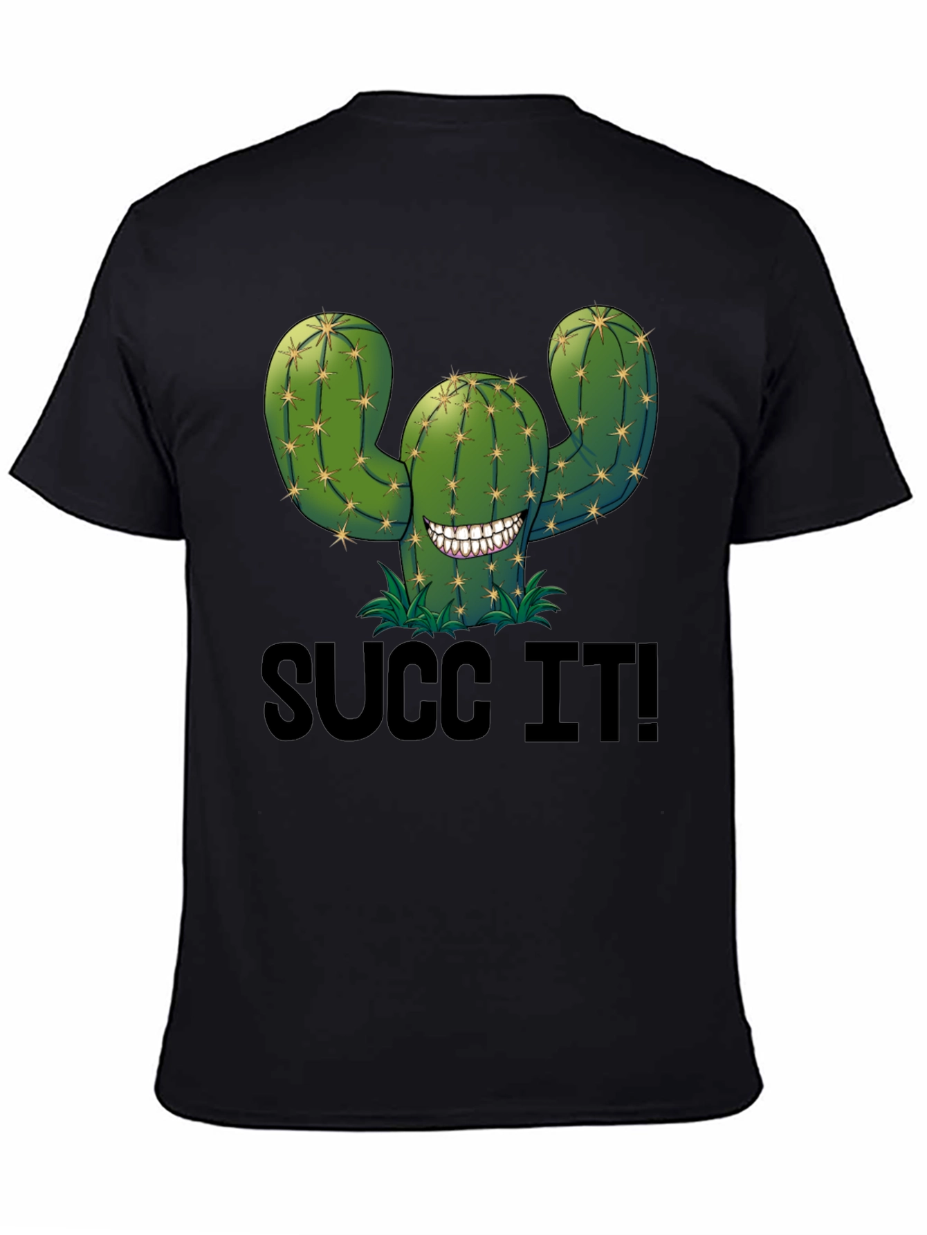 Succ It! Cactus Graphic T-Shirt - Humor Tee