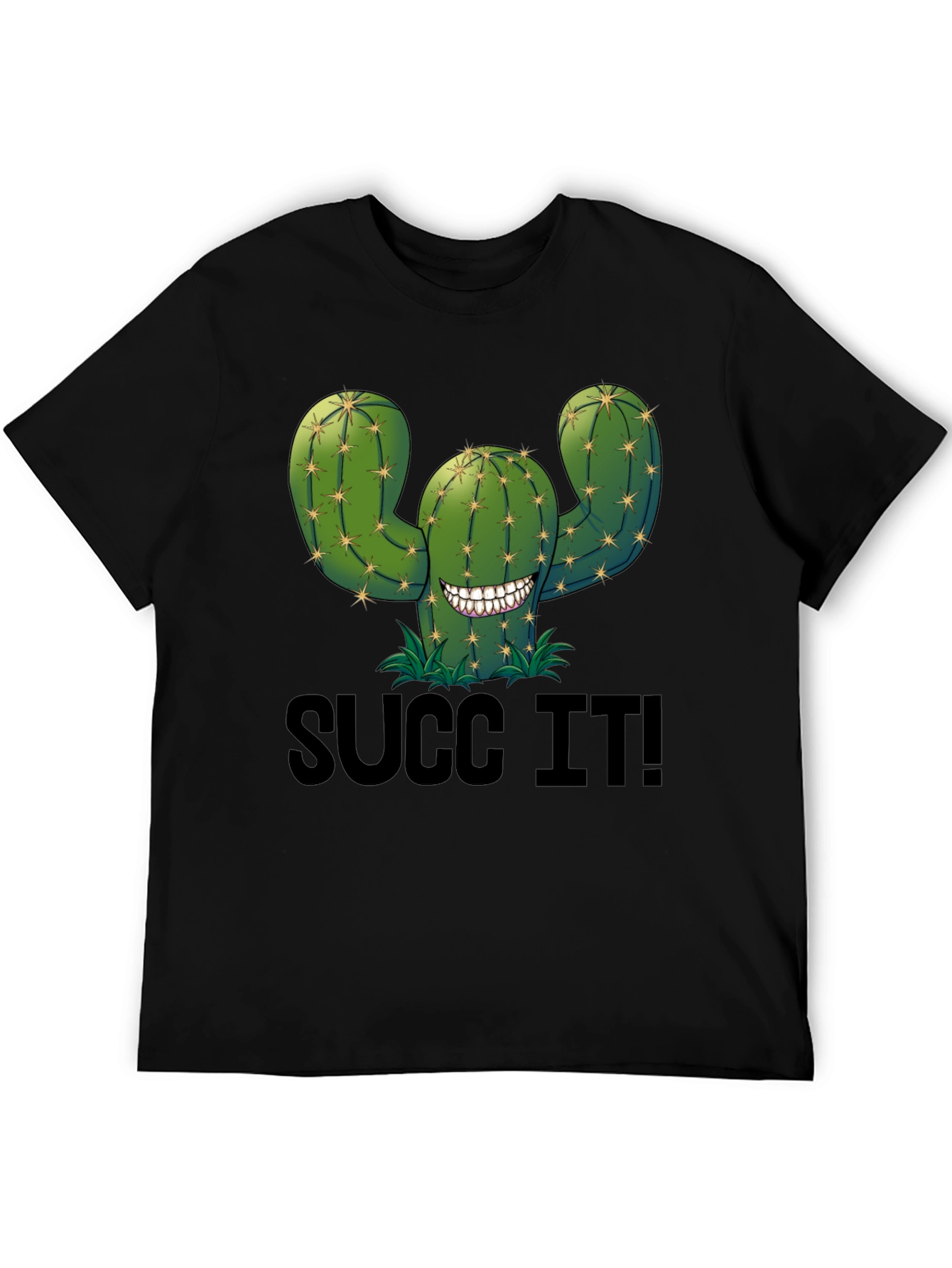 Succ It! Cactus Graphic T-Shirt - Humor Tee