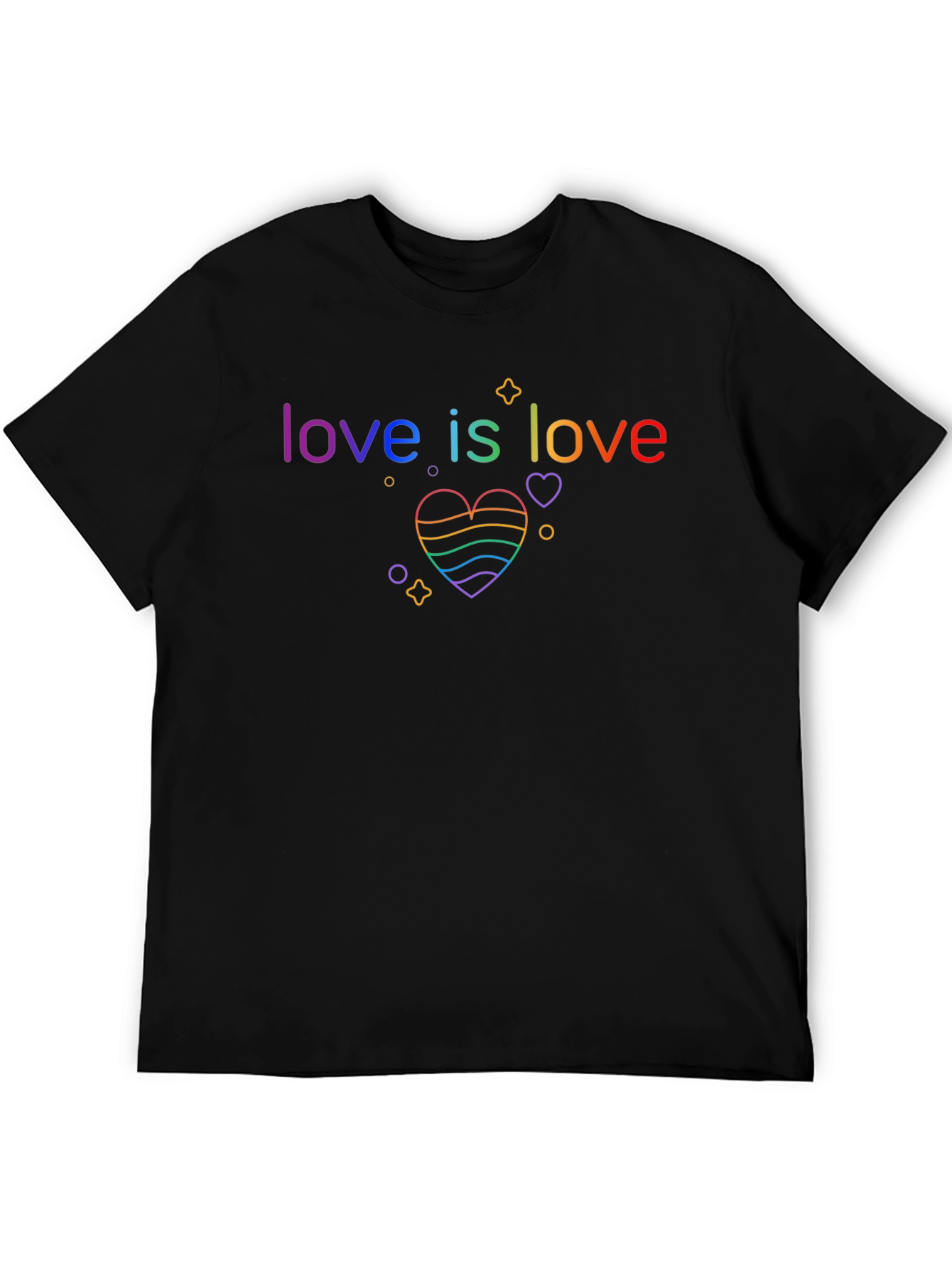 Love is Love Pride Rainbow Heart T-Shirt