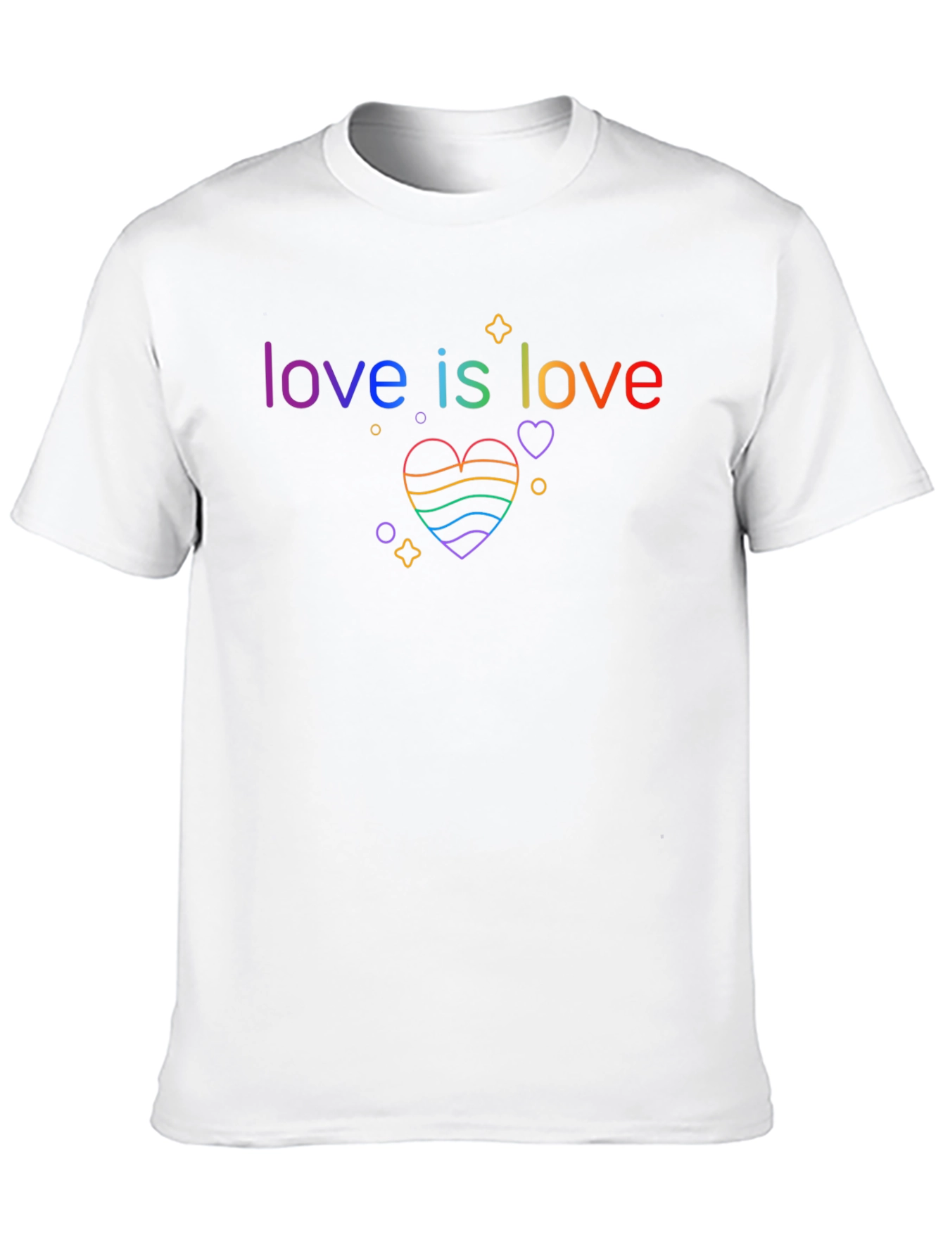 Love is Love Pride Rainbow Heart T-Shirt