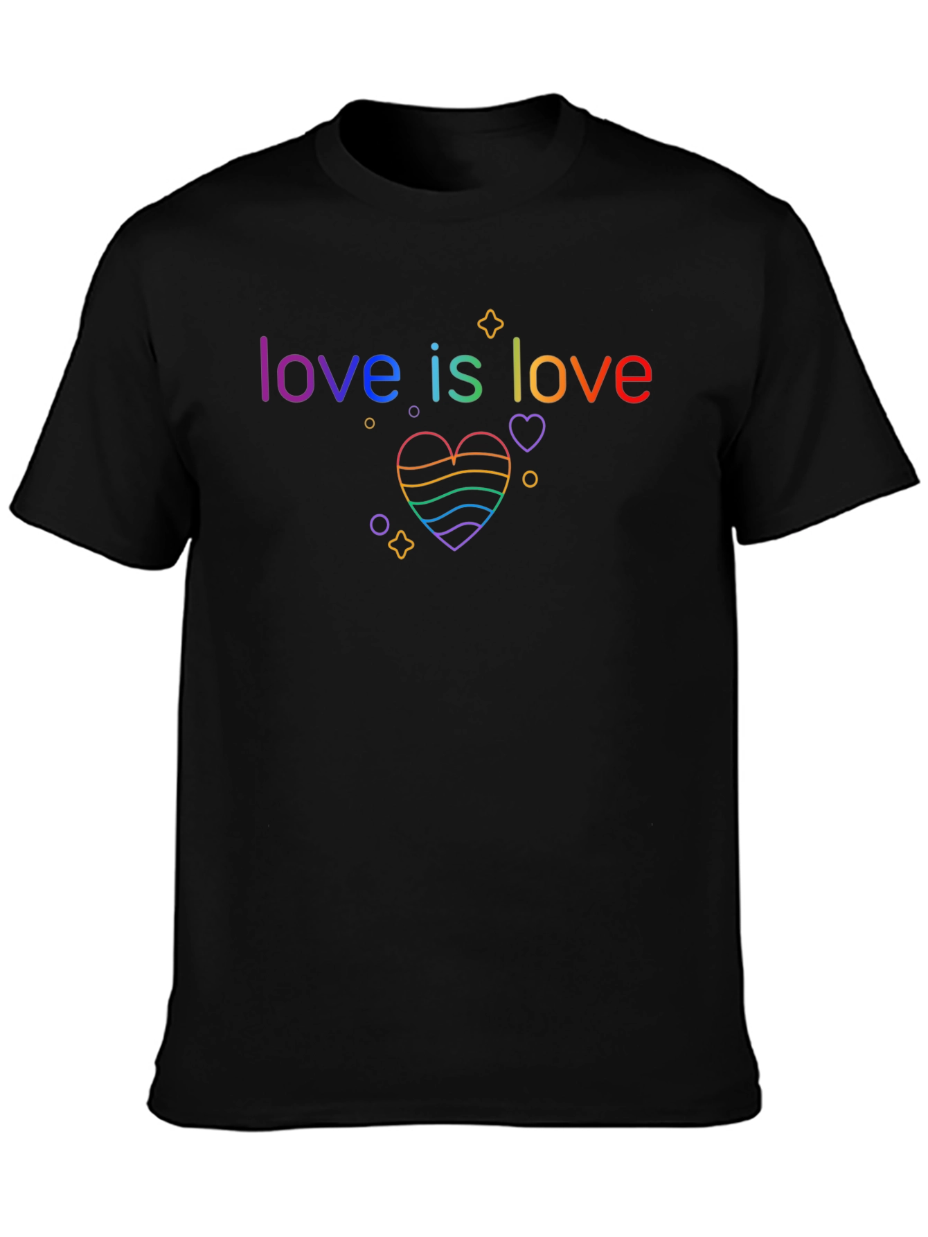 Love is Love Pride Rainbow Heart T-Shirt