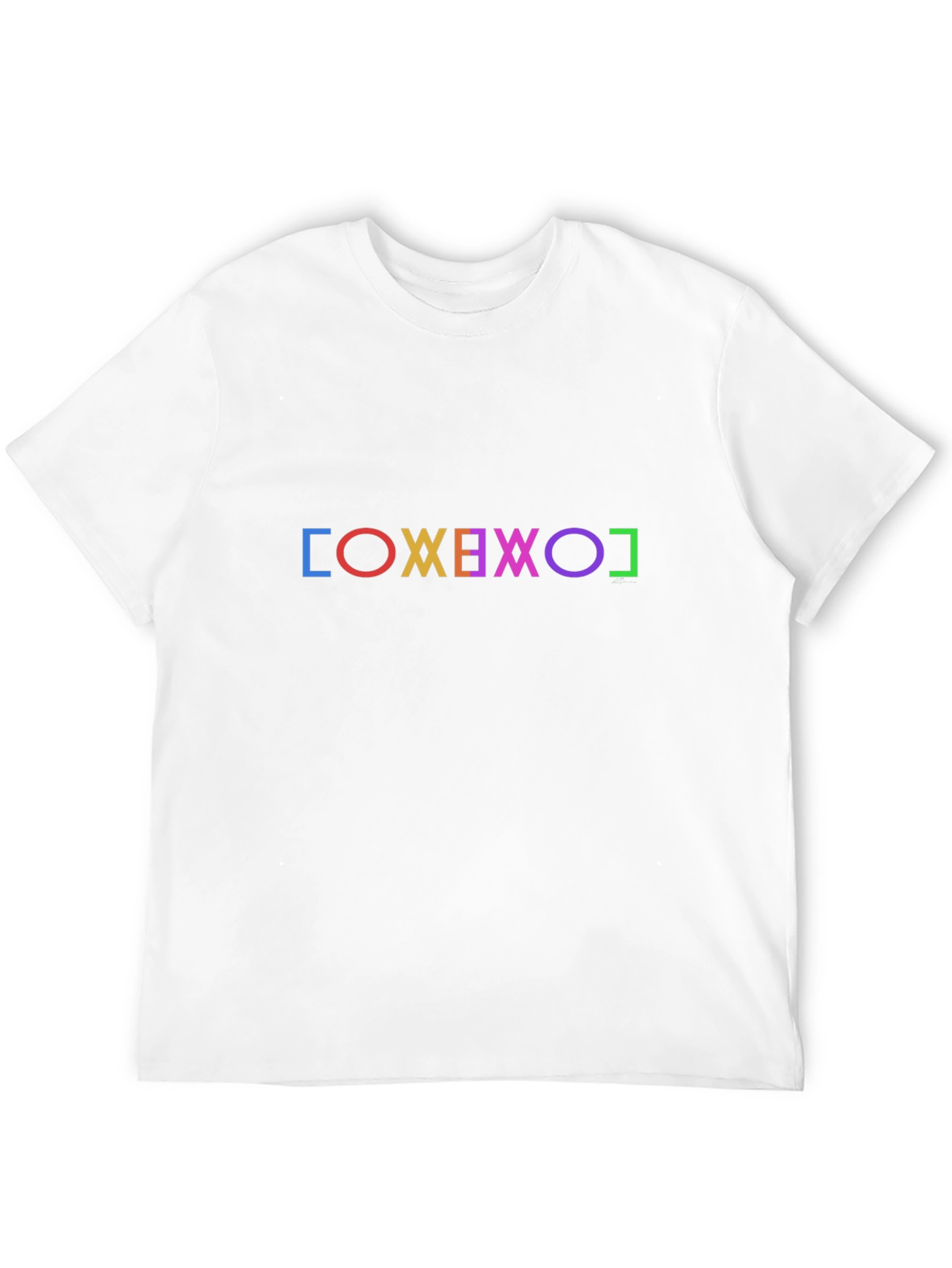 Geometric Symbol T-Shirt - Black