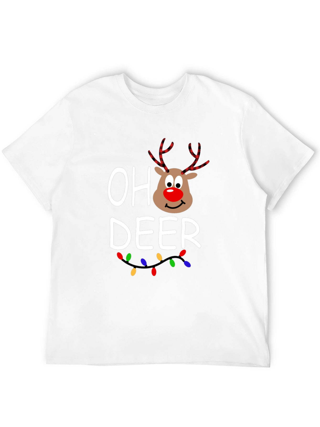 Oh Deer Christmas T-Shirt - Holiday Festive Top
