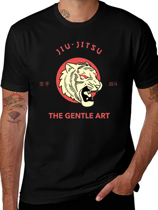 Jiu-Jitsu Tiger Graphic T-Shirt - The Gentle Art
