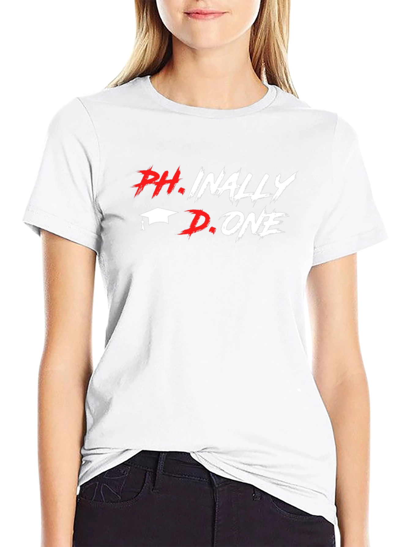 Ph.inally Done Black T-Shirt
