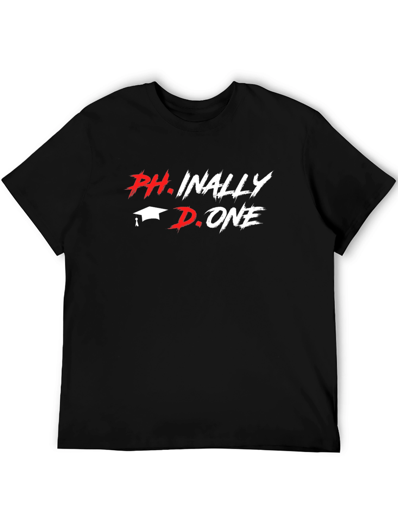 Ph.inally Done Black T-Shirt