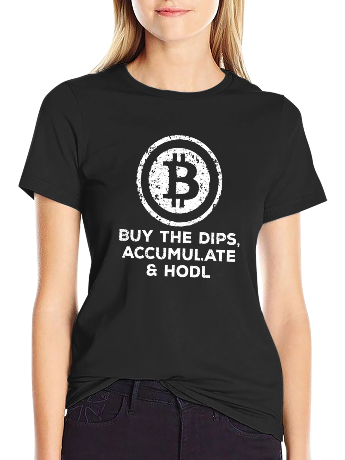 Bitcoin HODL Tee - Buy the Dips Crypto T-Shirt