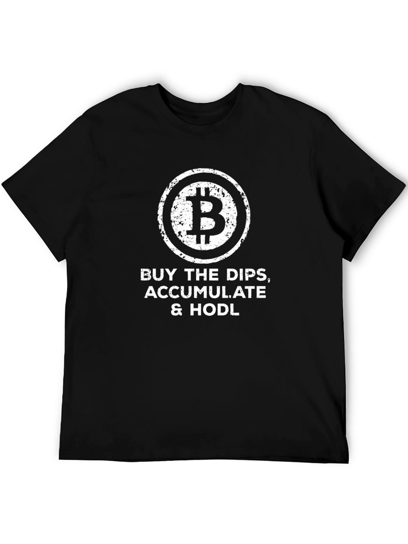 Bitcoin HODL Tee - Buy the Dips Crypto T-Shirt