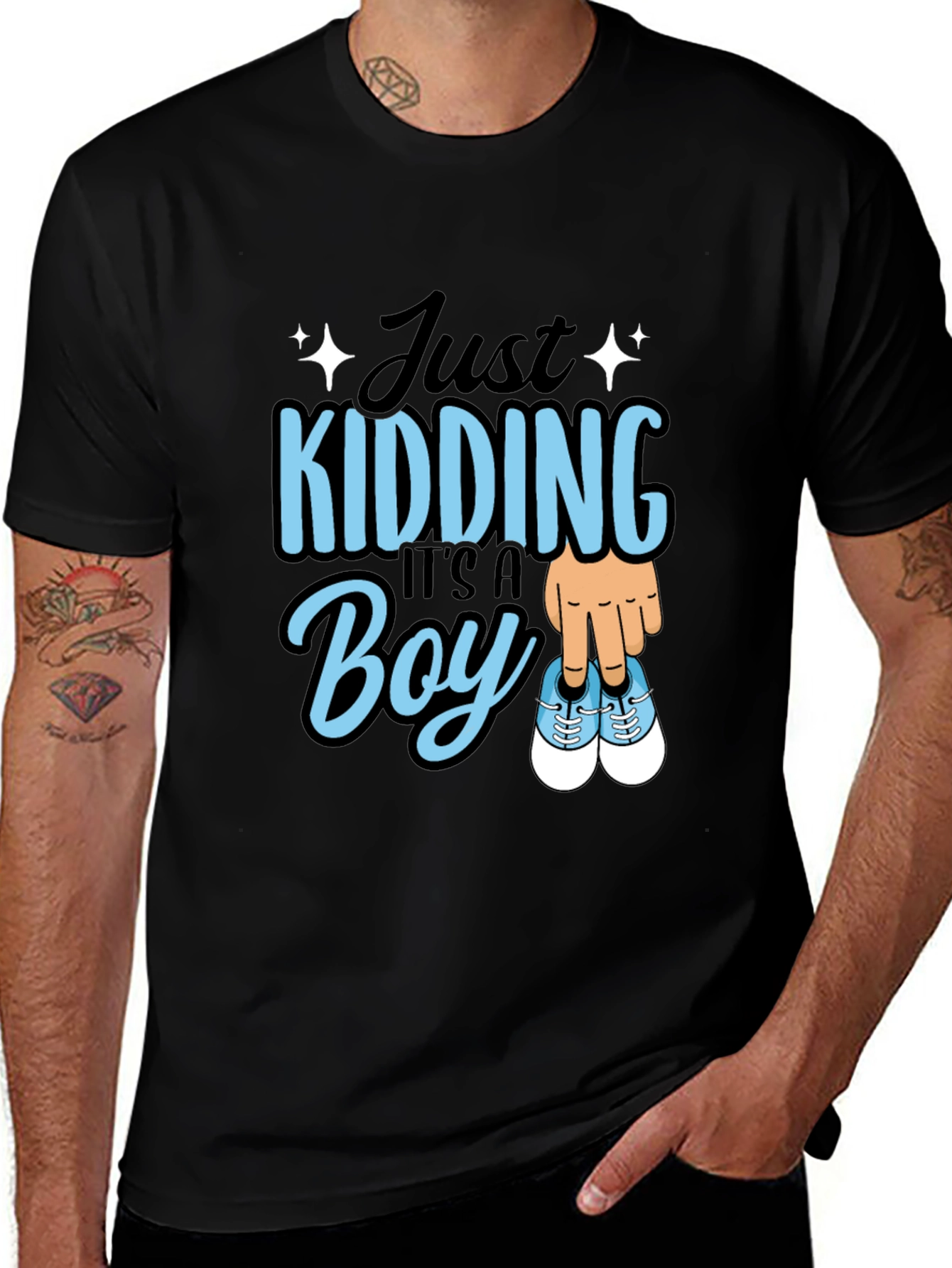 Just Kidding Its a Boy T-Shirt