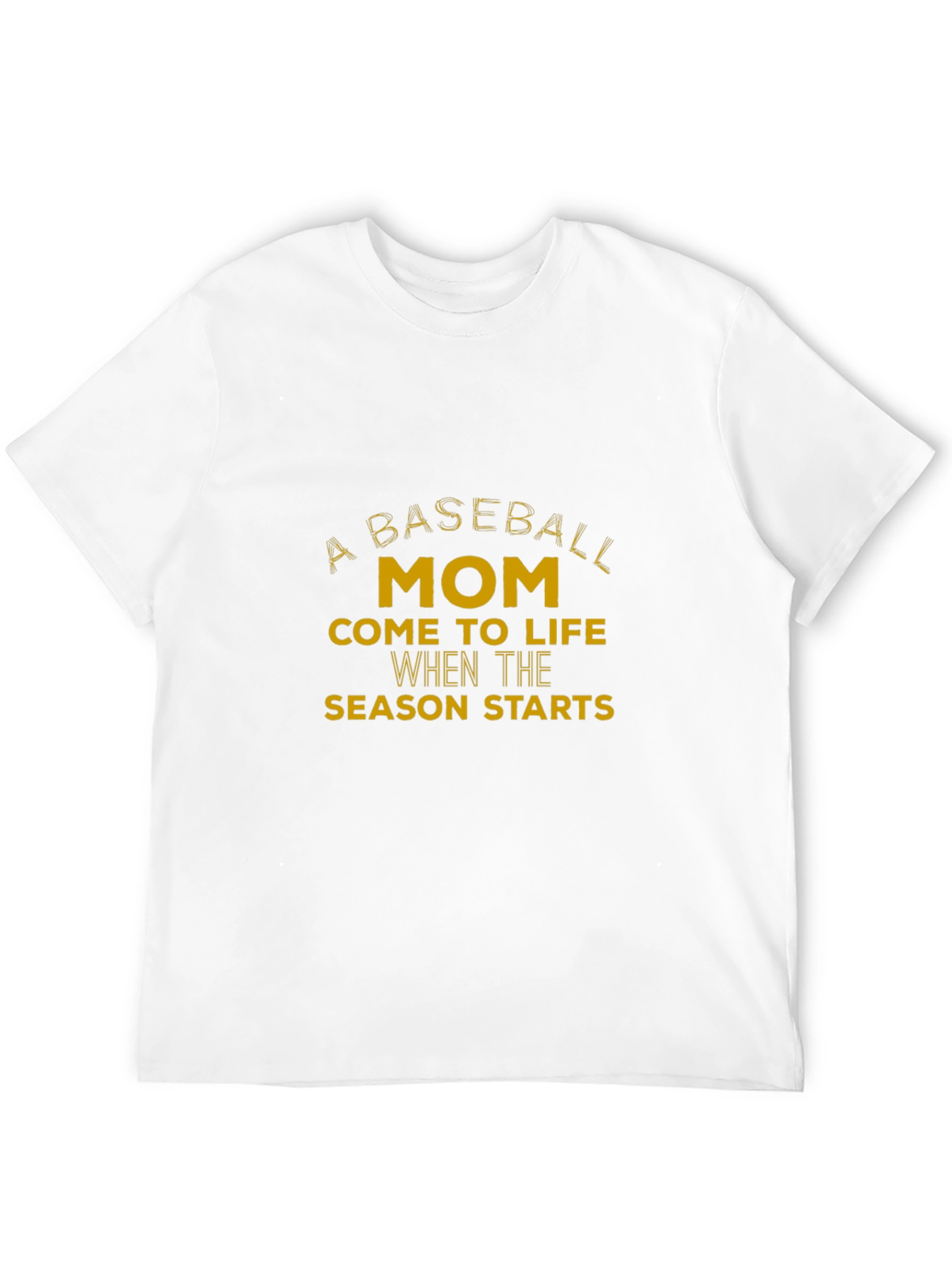 Baseball Mom T-Shirt - Black