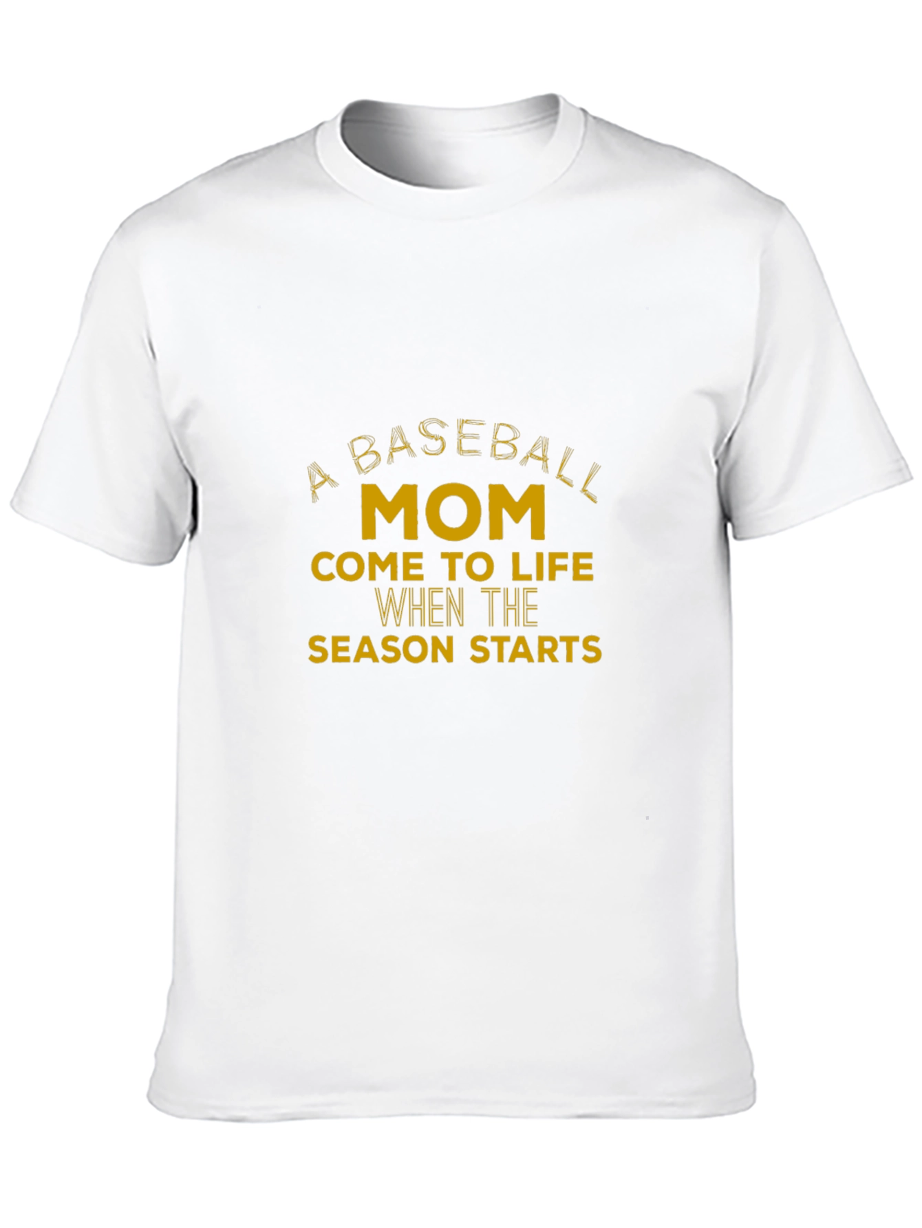 Baseball Mom T-Shirt - Black