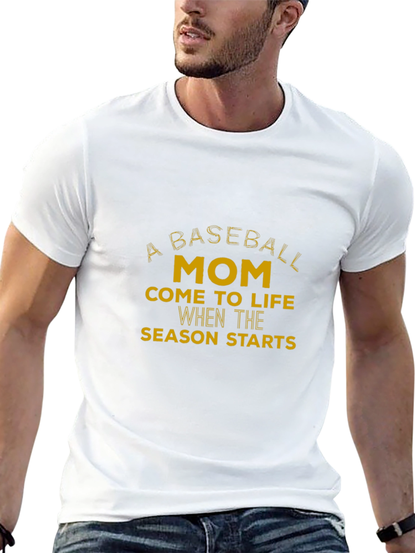 Baseball Mom T-Shirt - Black