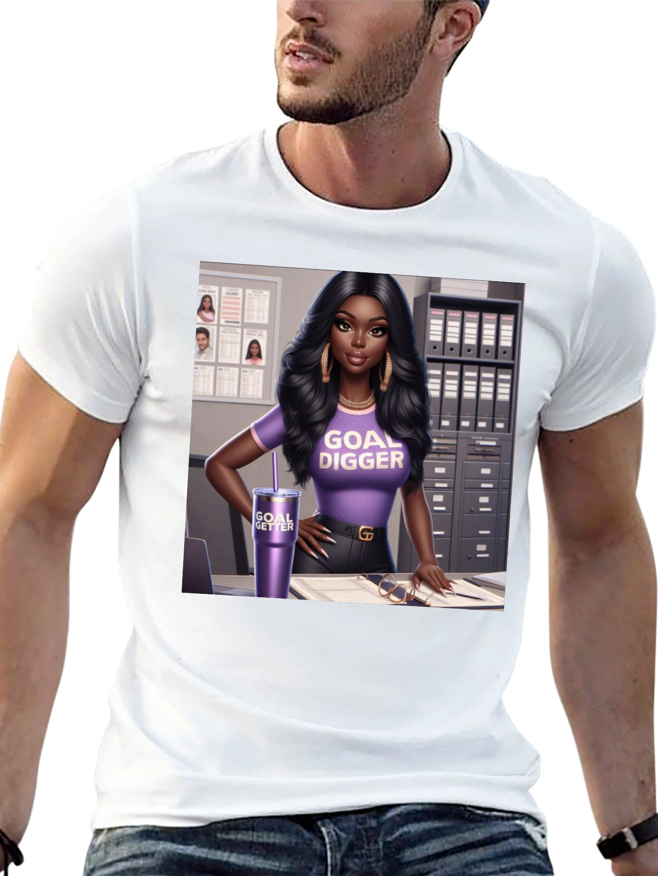 Goal Digger Tee - Stylish Graphic T-Shirt