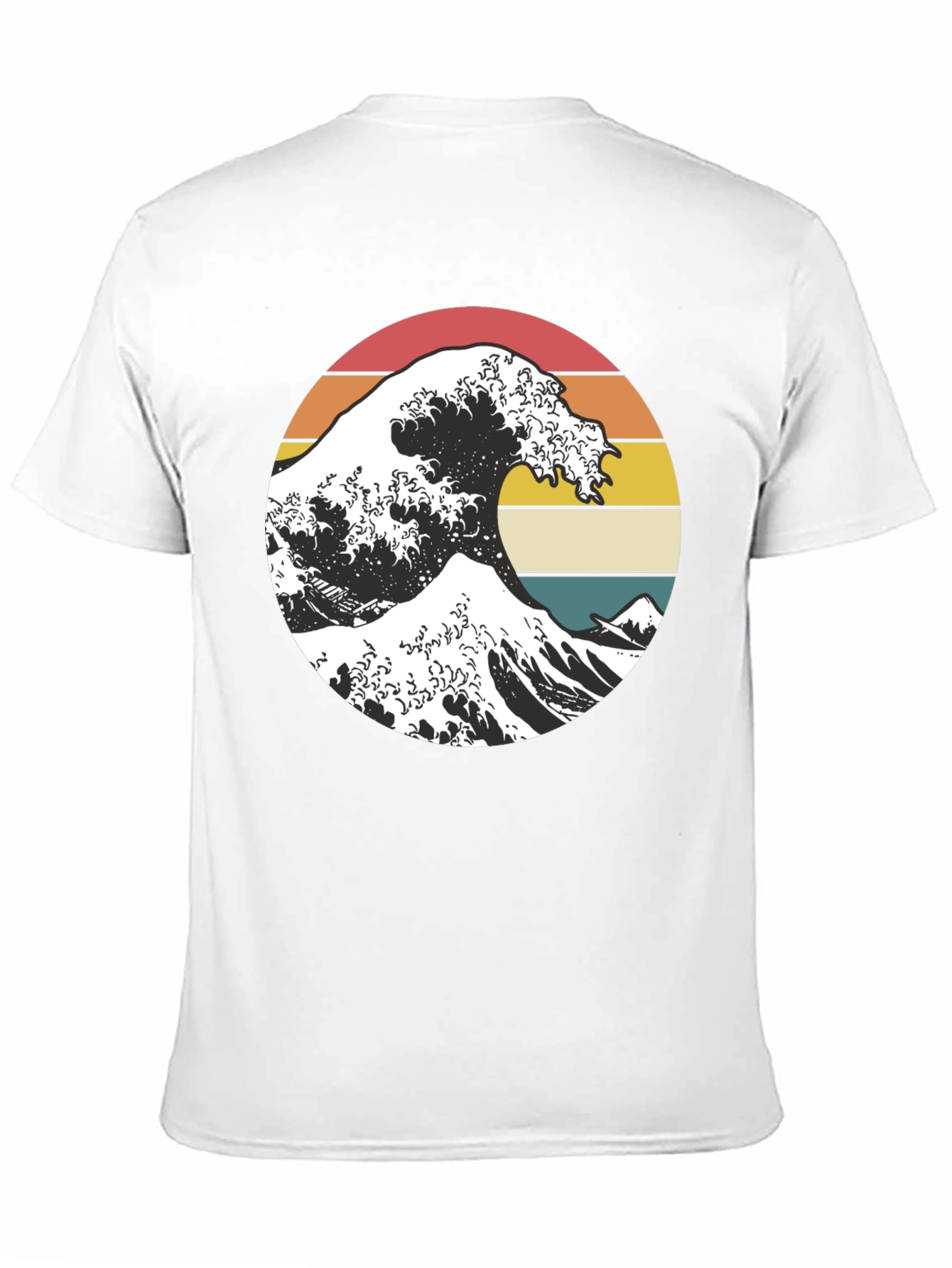 Retro Wave Graphic Tee - Black