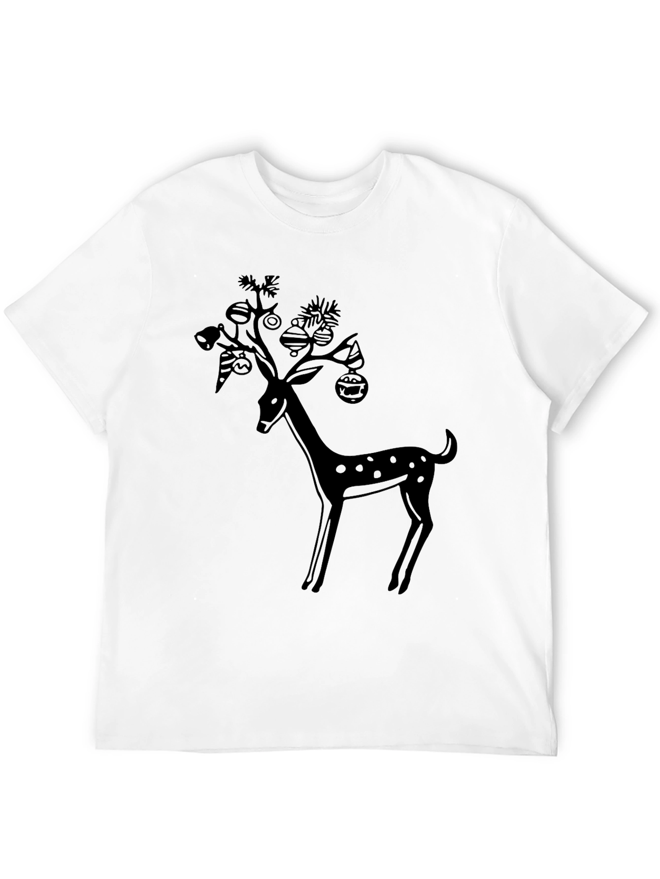 Holiday Deer T-Shirt - Festive Graphic Tee