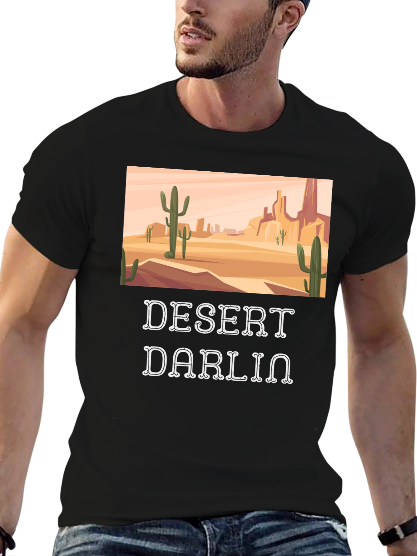 Desert Darlin T-Shirt - Western Cactus Tee