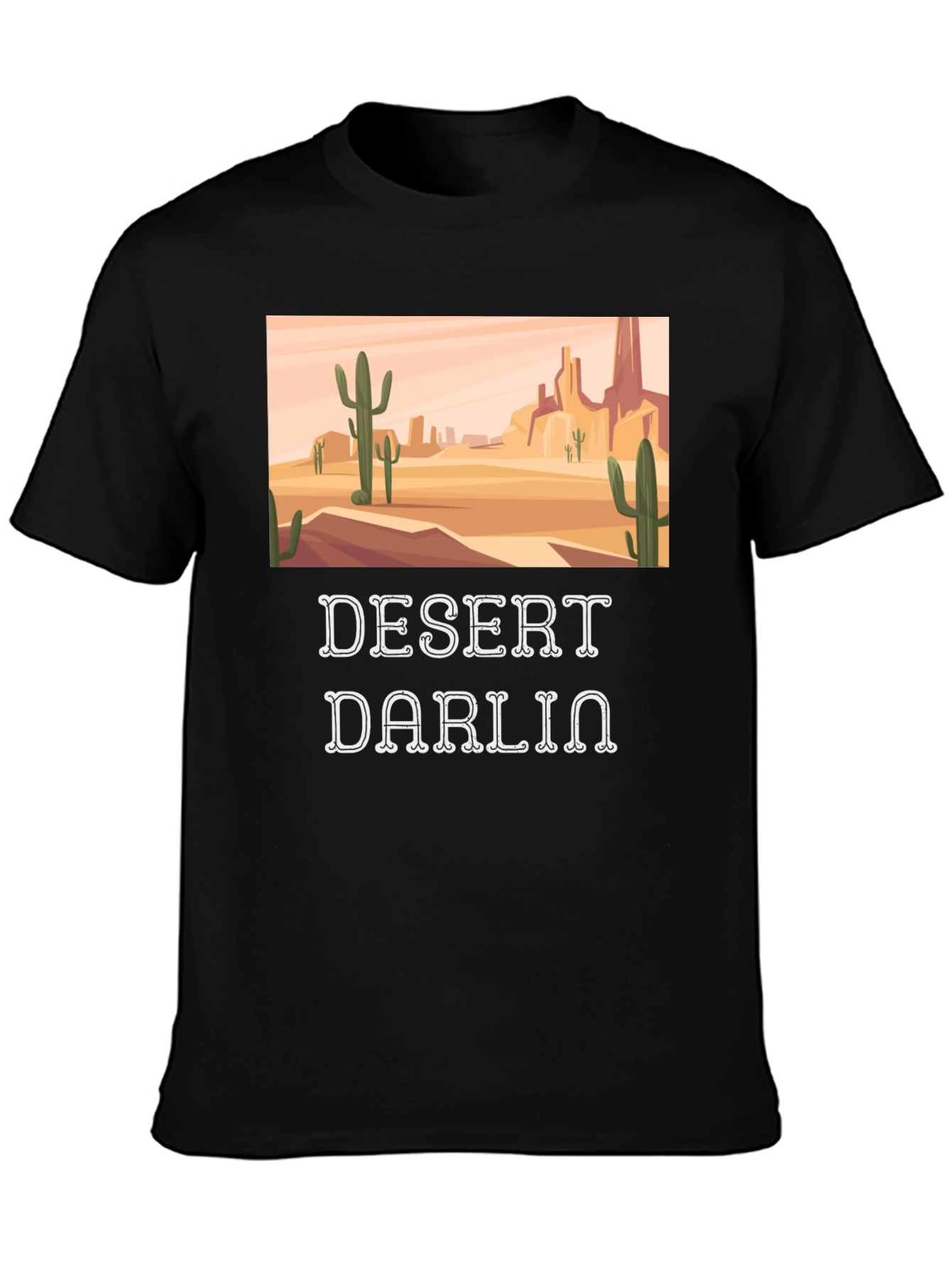 Desert Darlin T-Shirt - Western Cactus Tee