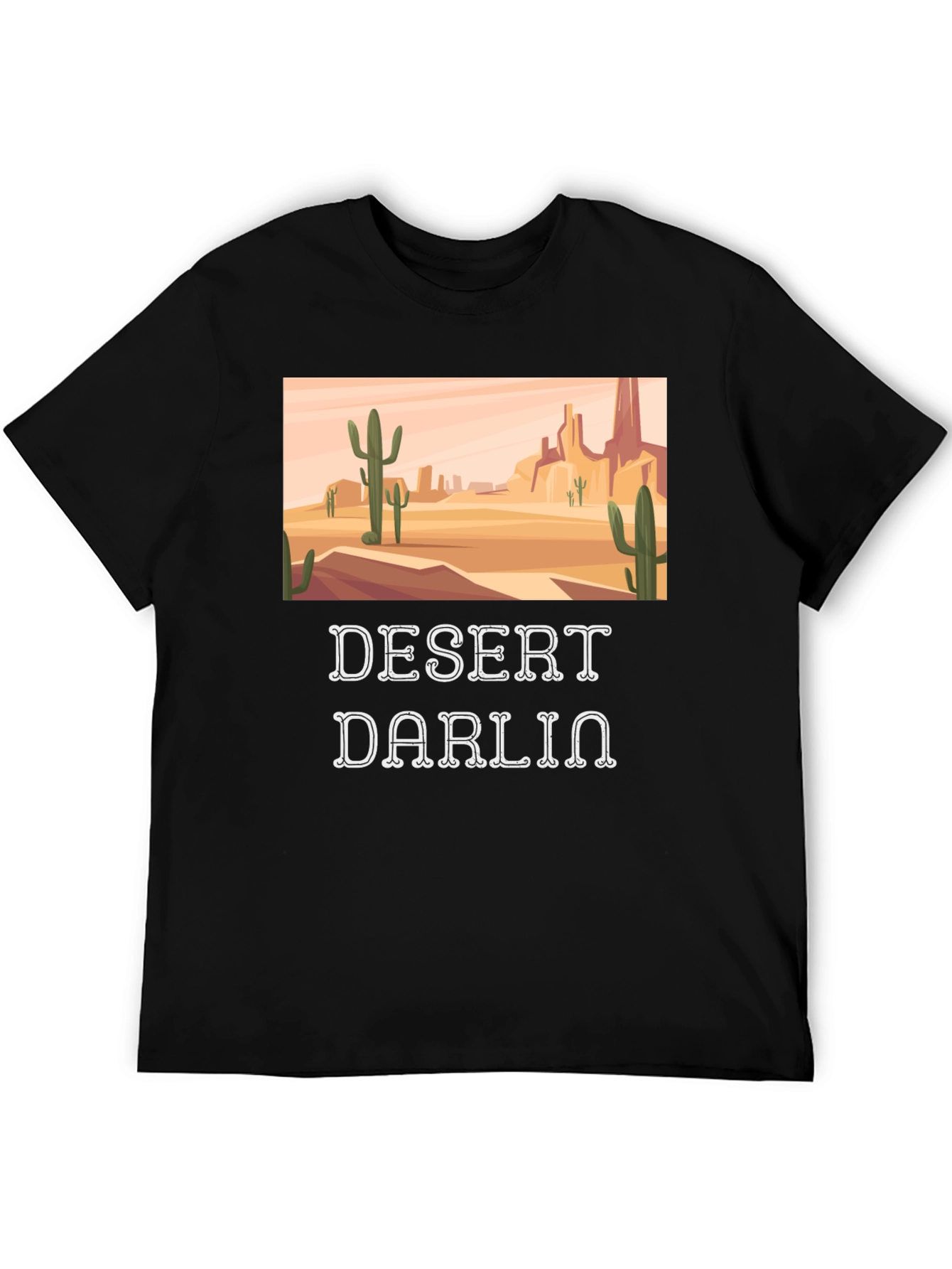 Desert Darlin T-Shirt - Western Cactus Tee