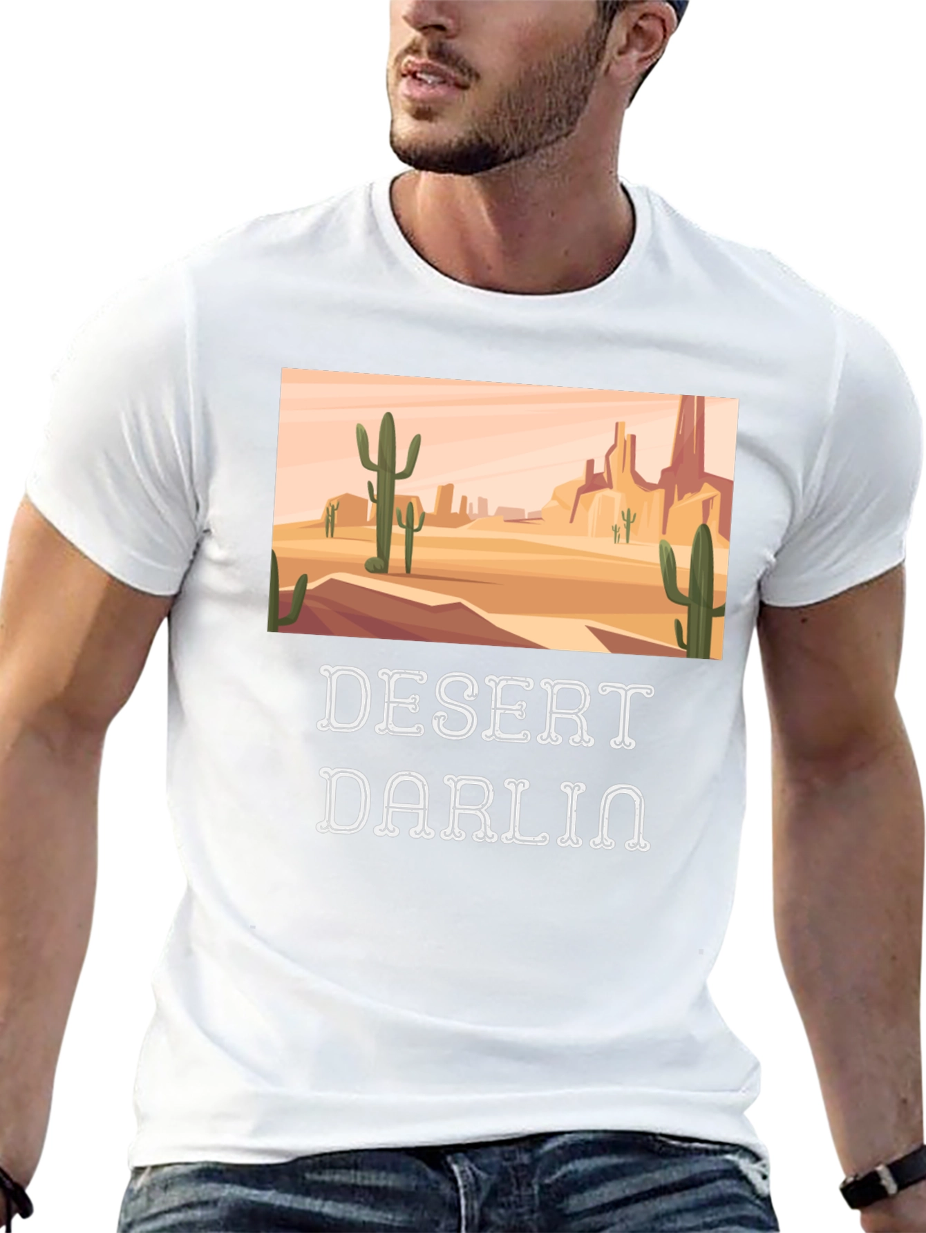 Desert Darlin T-Shirt - Western Cactus Tee