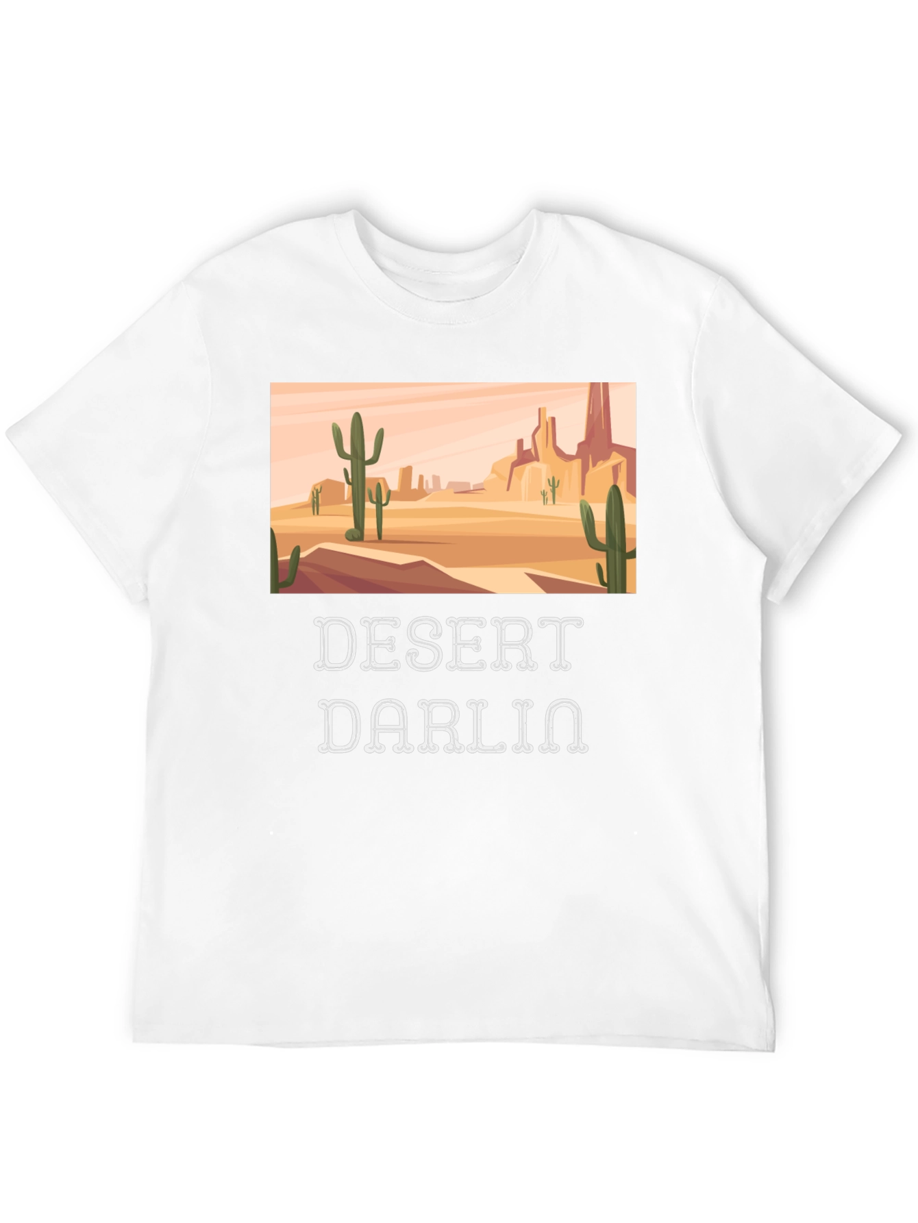 Desert Darlin T-Shirt - Western Cactus Tee