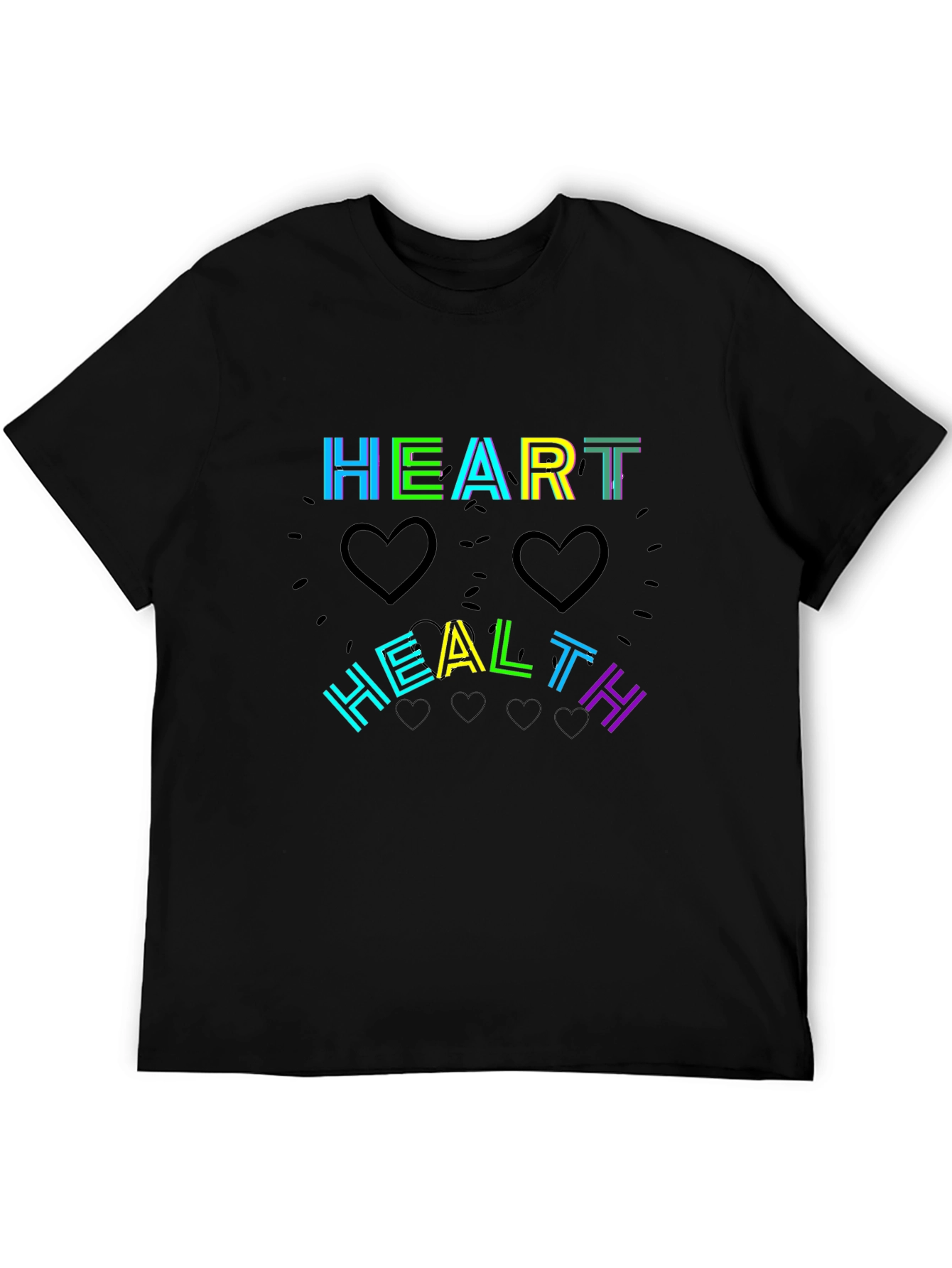 Heart Health T-Shirt - Black