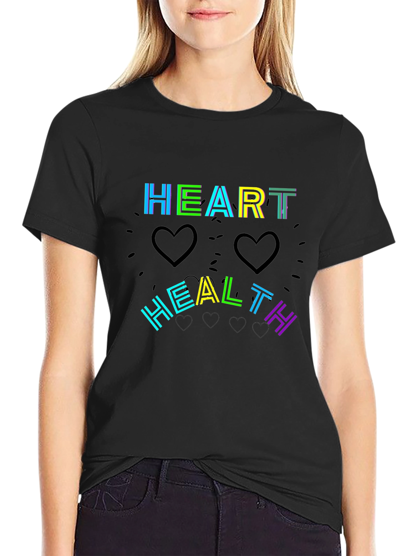 Heart Health T-Shirt - Black