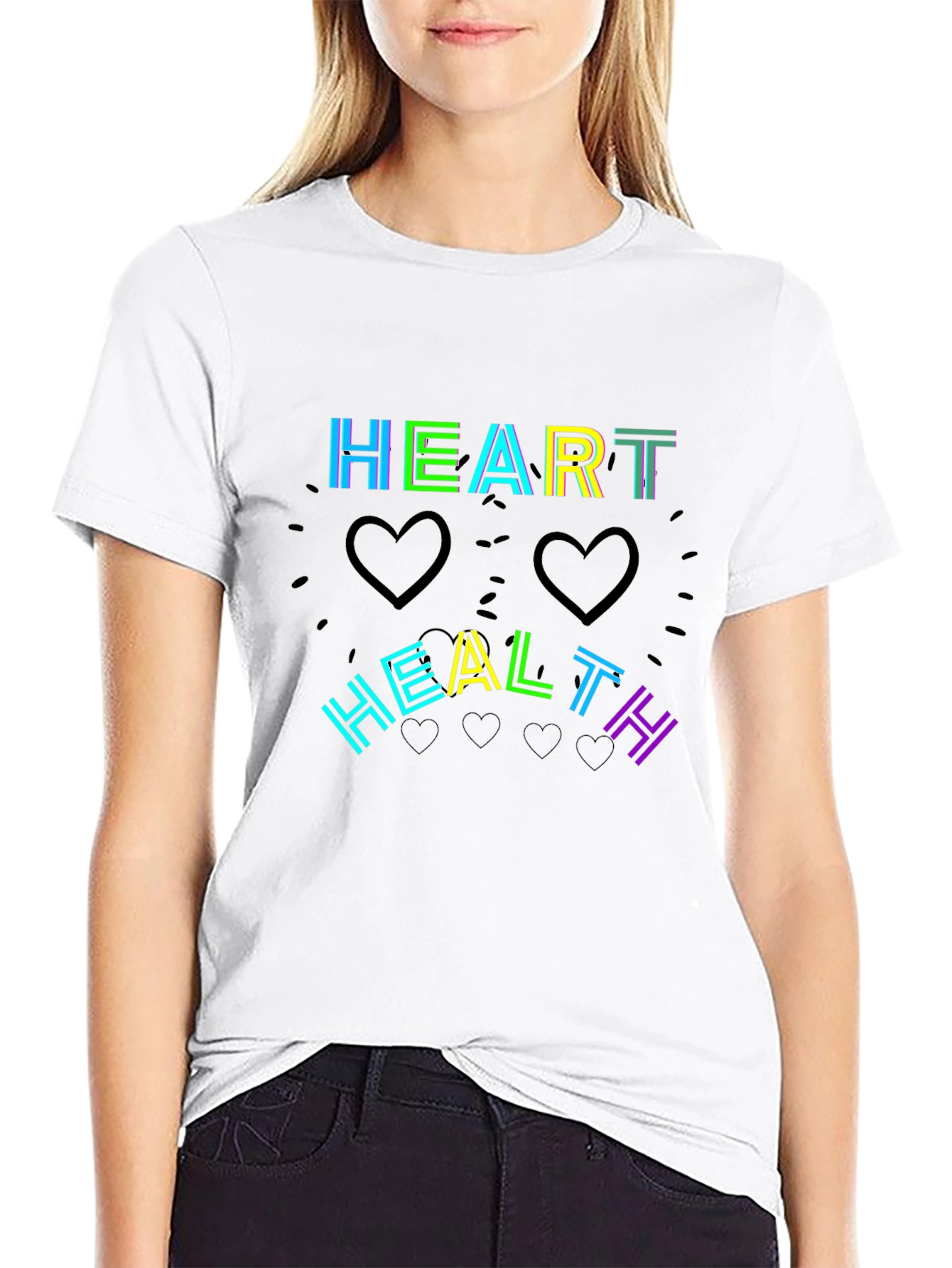Heart Health T-Shirt - Black