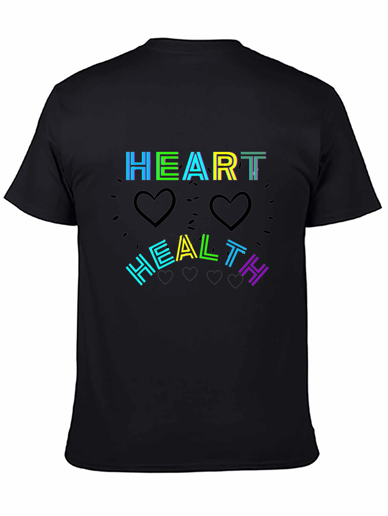 Heart Health T-Shirt - Black
