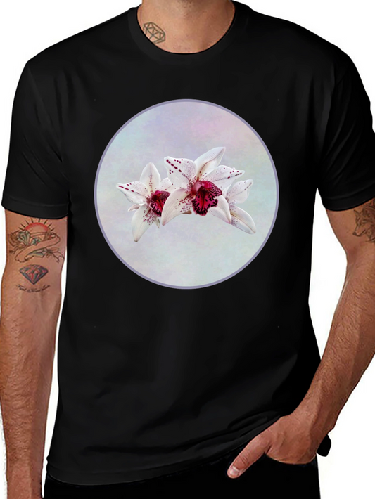 Floral Orchid Graphic T-Shirt