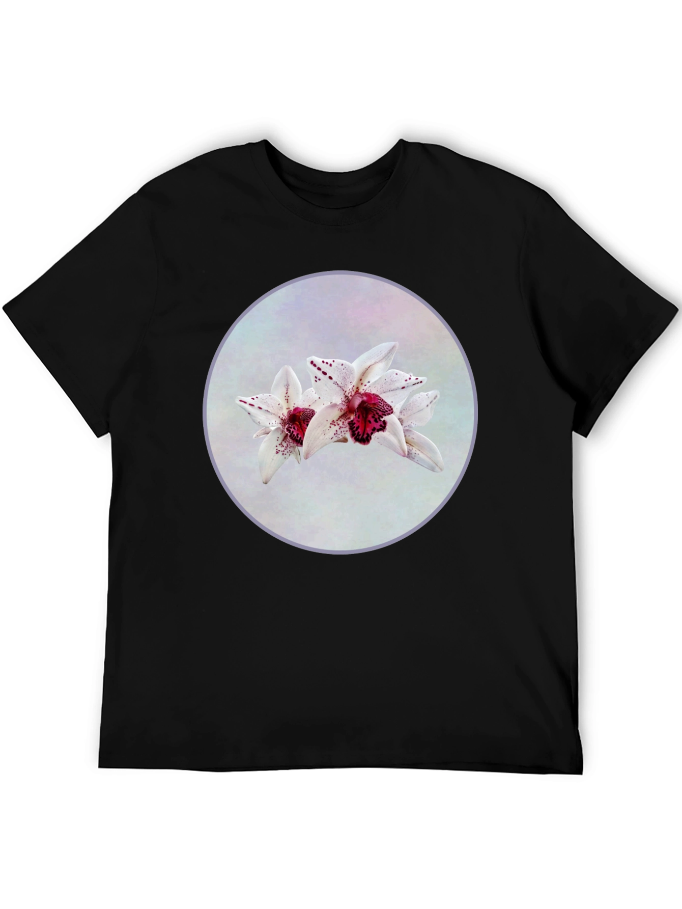 Floral Orchid Graphic T-Shirt