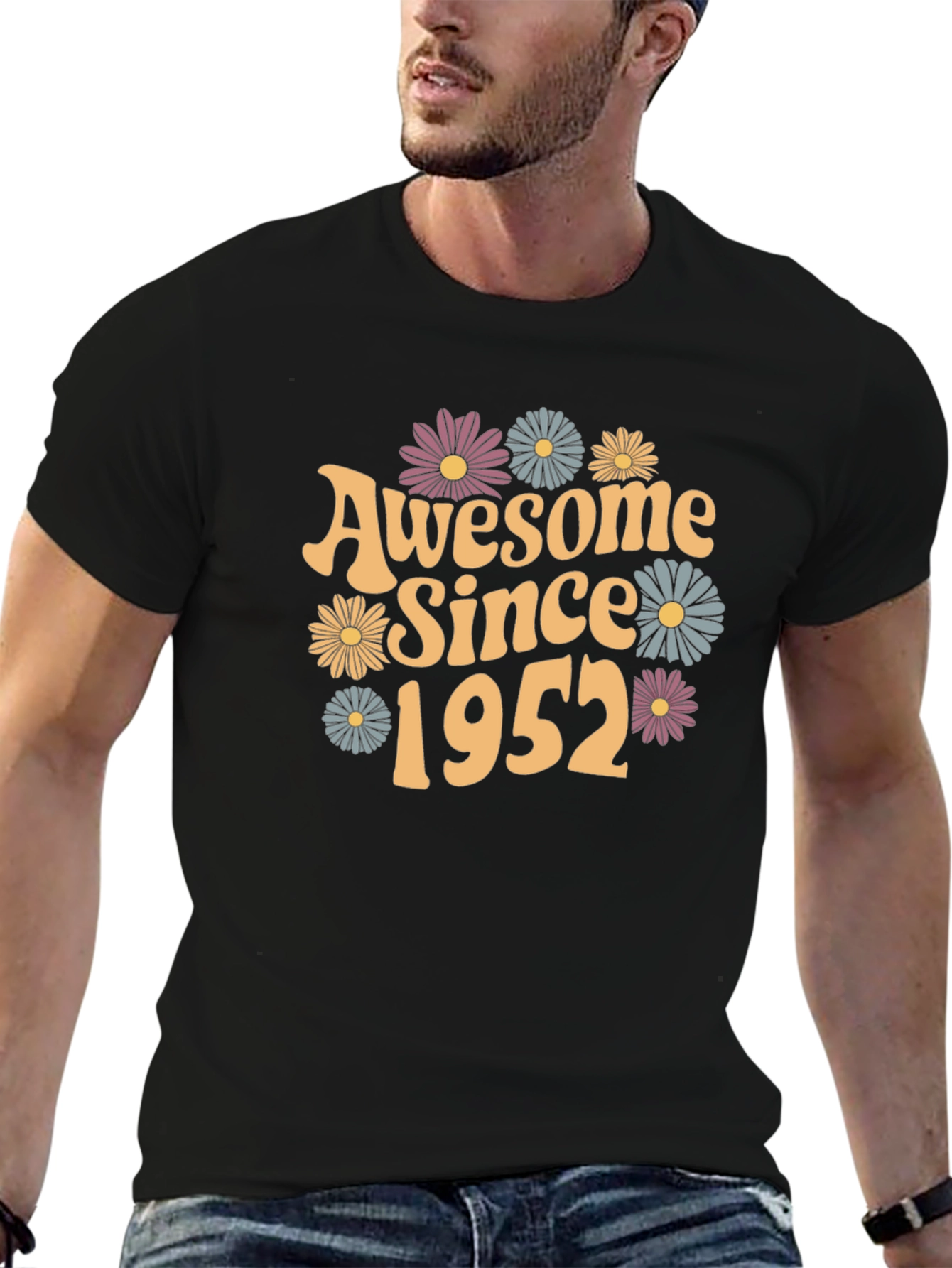 Awesome Since 1952 Floral T-Shirt