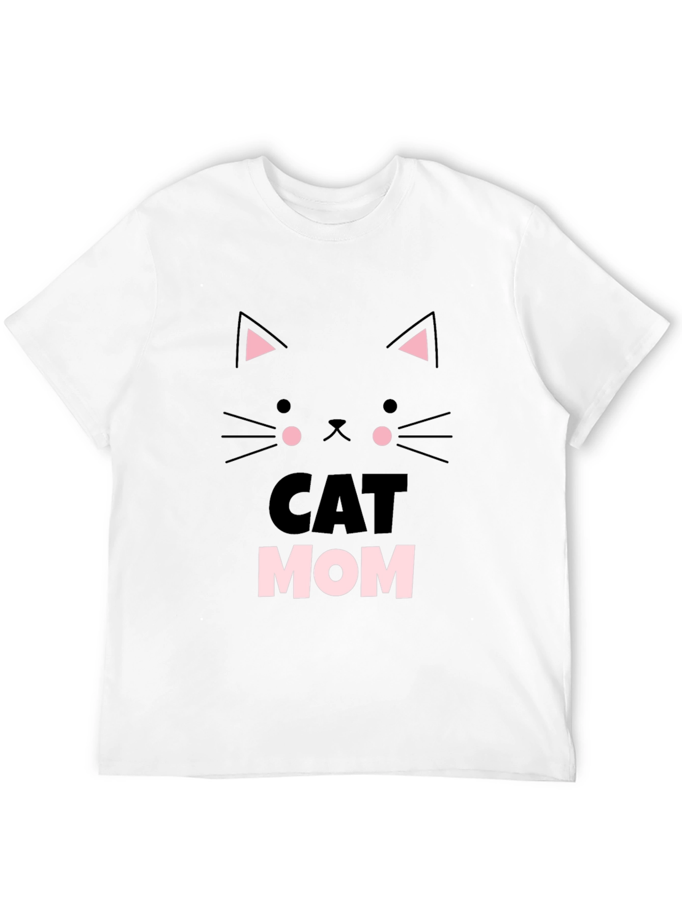 Cat Mom Graphic T-Shirt - Cute & Comfy