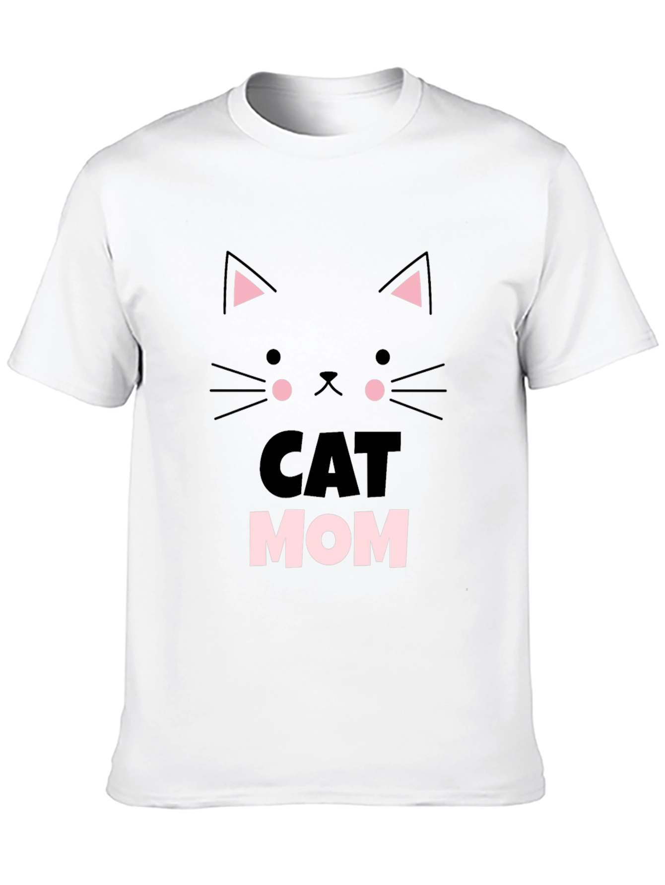 Cat Mom Graphic T-Shirt - Cute & Comfy