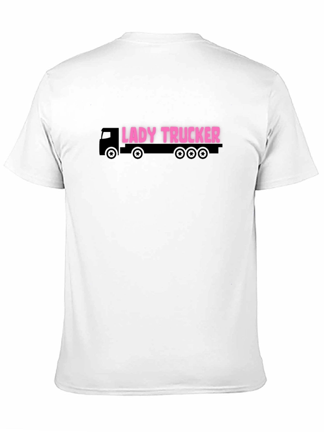 Lady Trucker Graphic Tee - Black