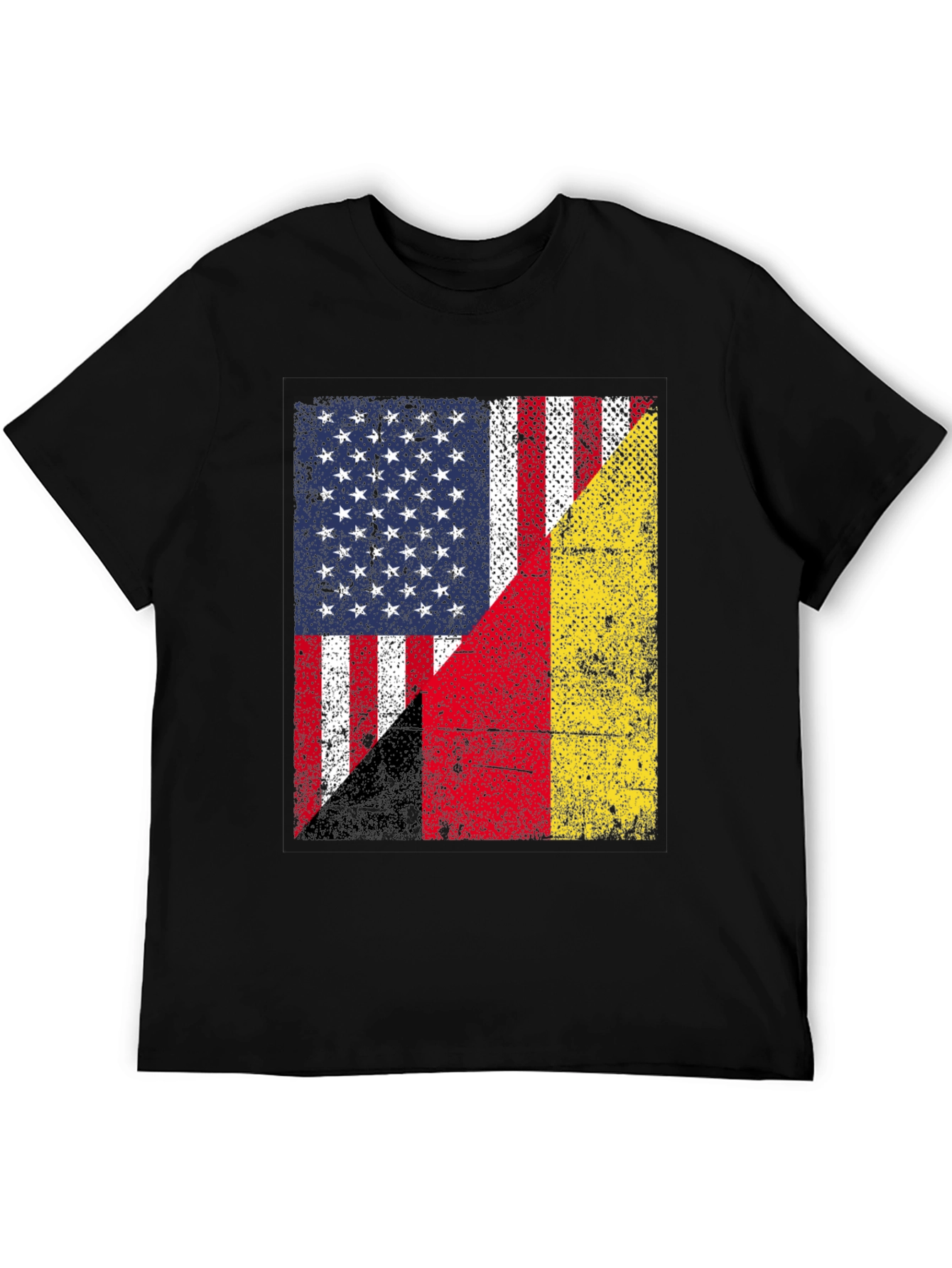 USA & Germany Flag T-Shirt Patriotic Graphic Tee