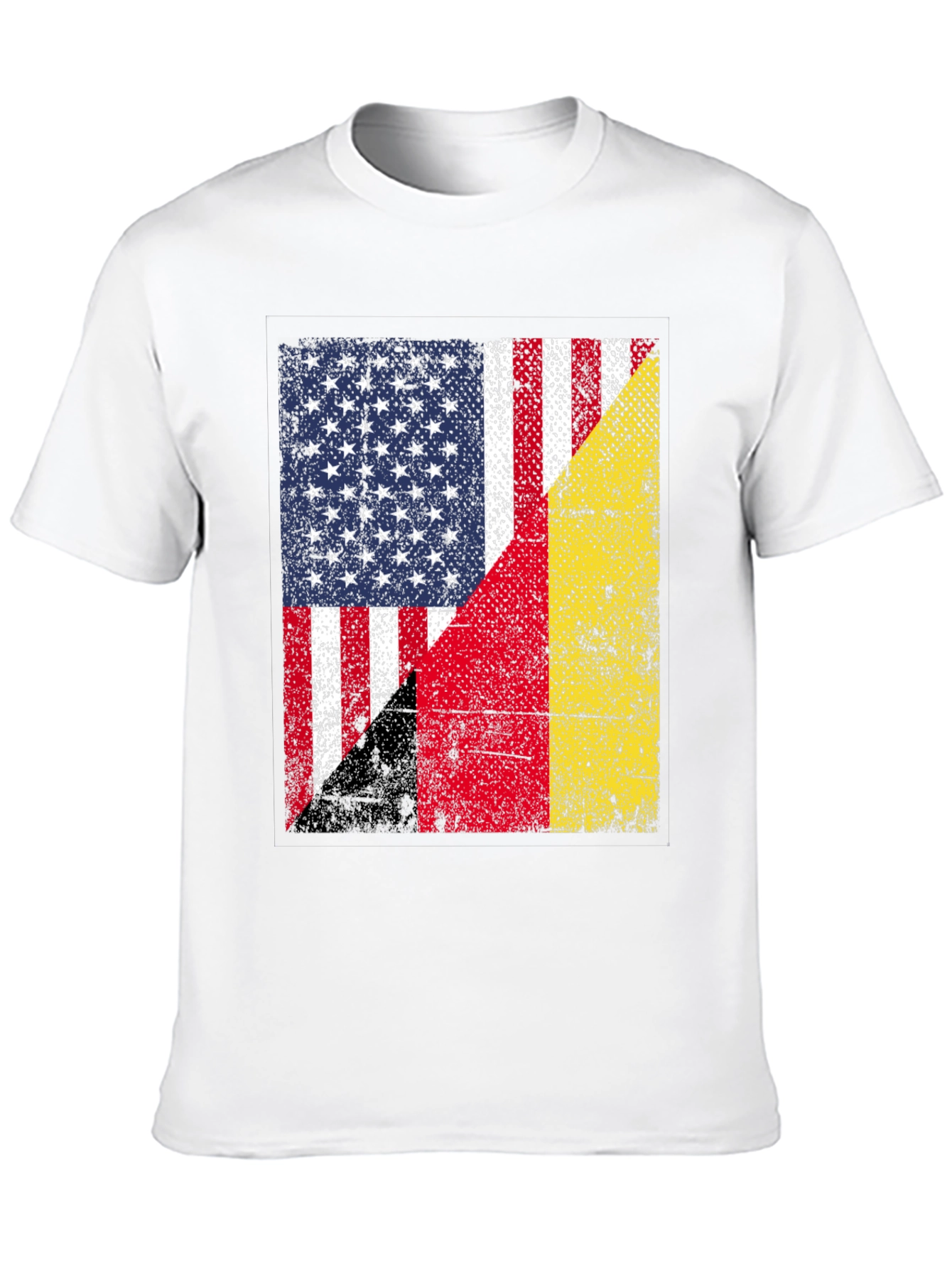USA & Germany Flag T-Shirt Patriotic Graphic Tee