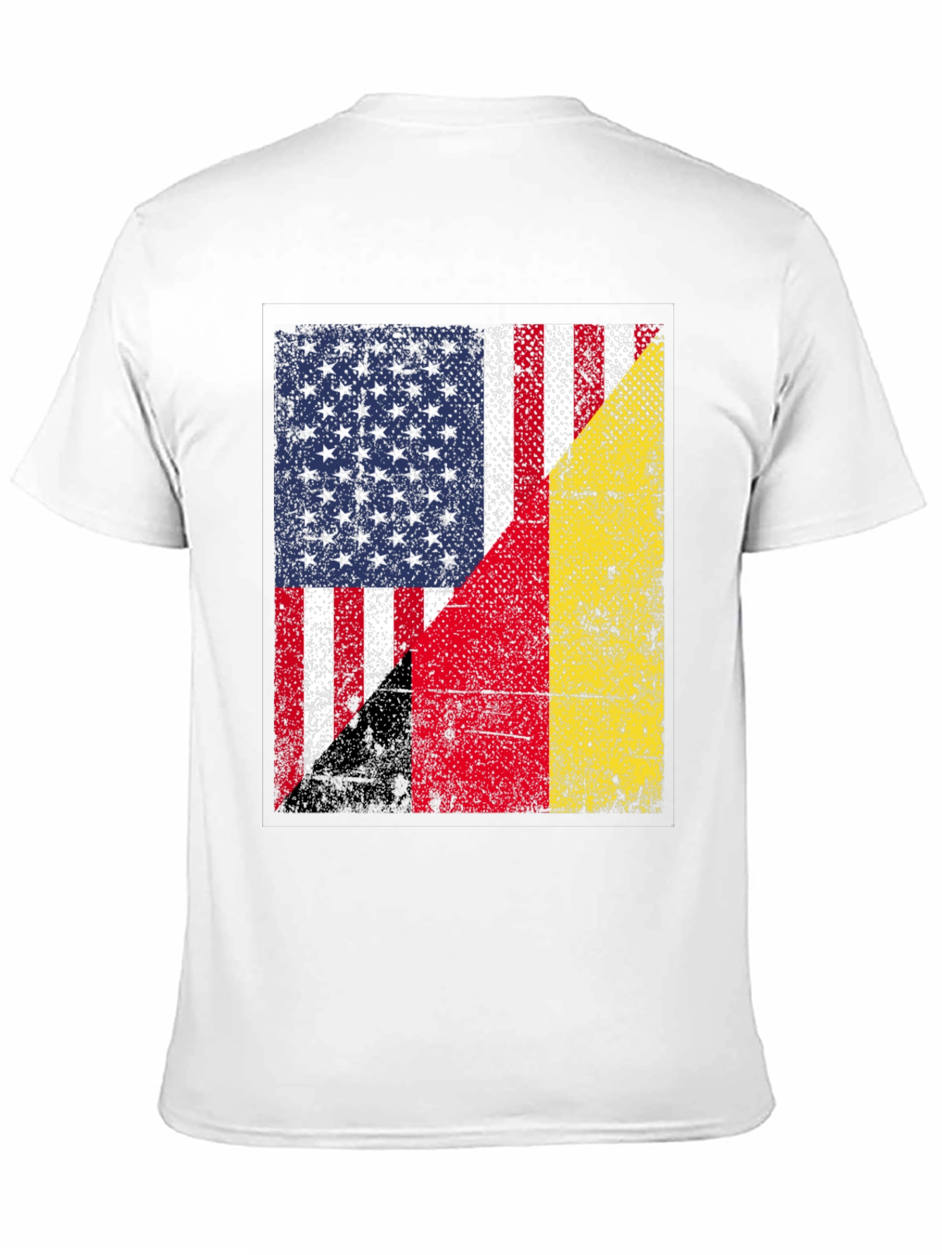 USA & Germany Flag T-Shirt Patriotic Graphic Tee