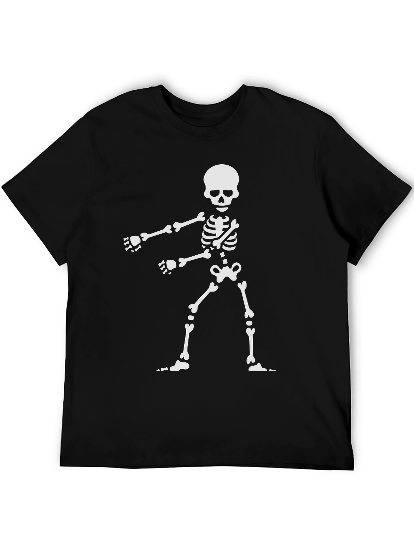 Skeleton Dance Graphic T-Shirt - Spooky Season Ready