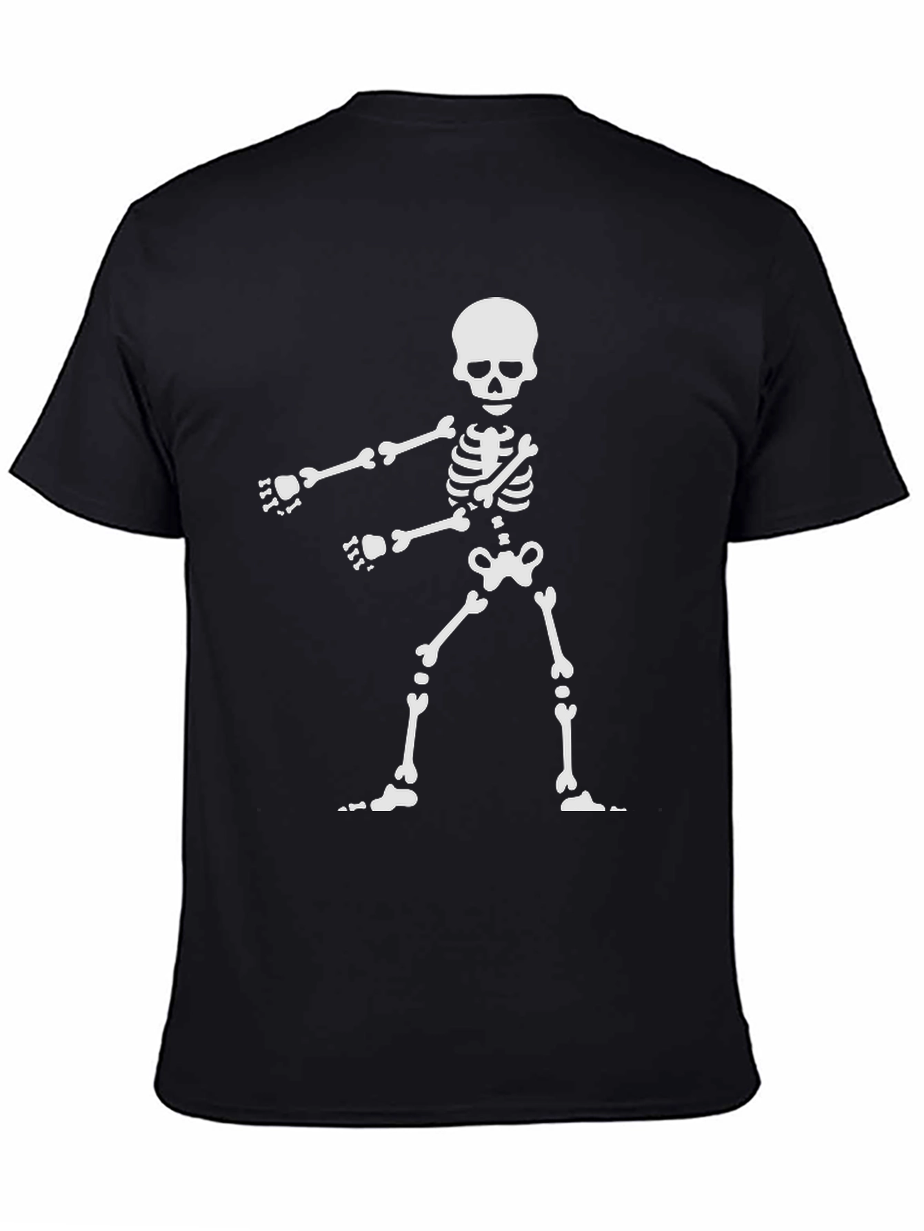 Skeleton Dance Graphic T-Shirt - Spooky Season Ready