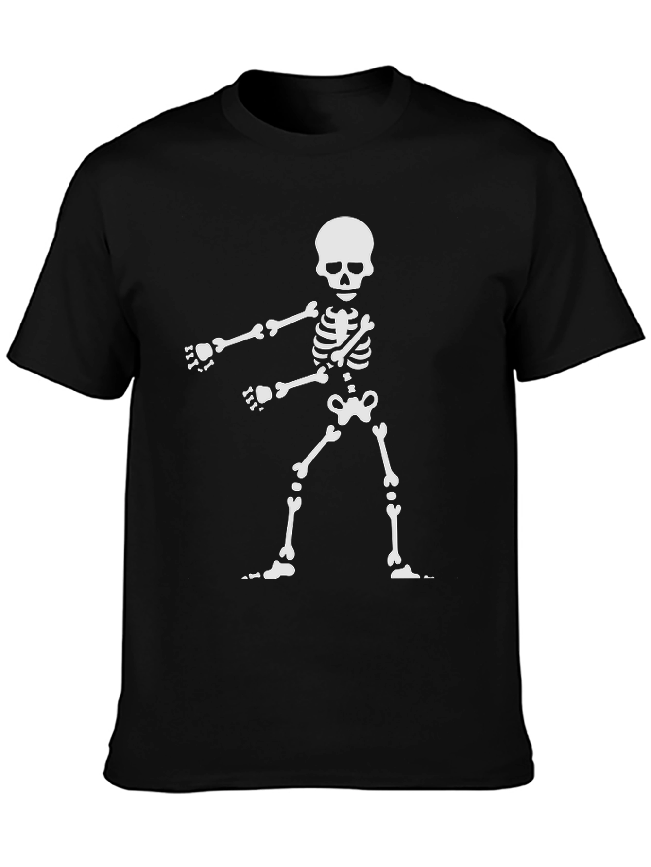 Skeleton Dance Graphic T-Shirt - Spooky Season Ready