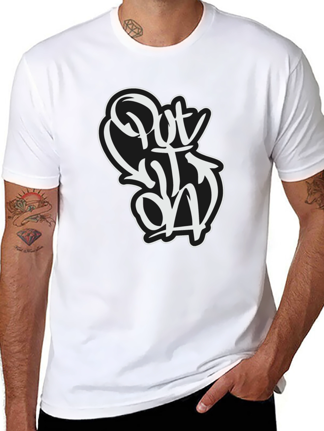 Put Out On Black Graphic Tee