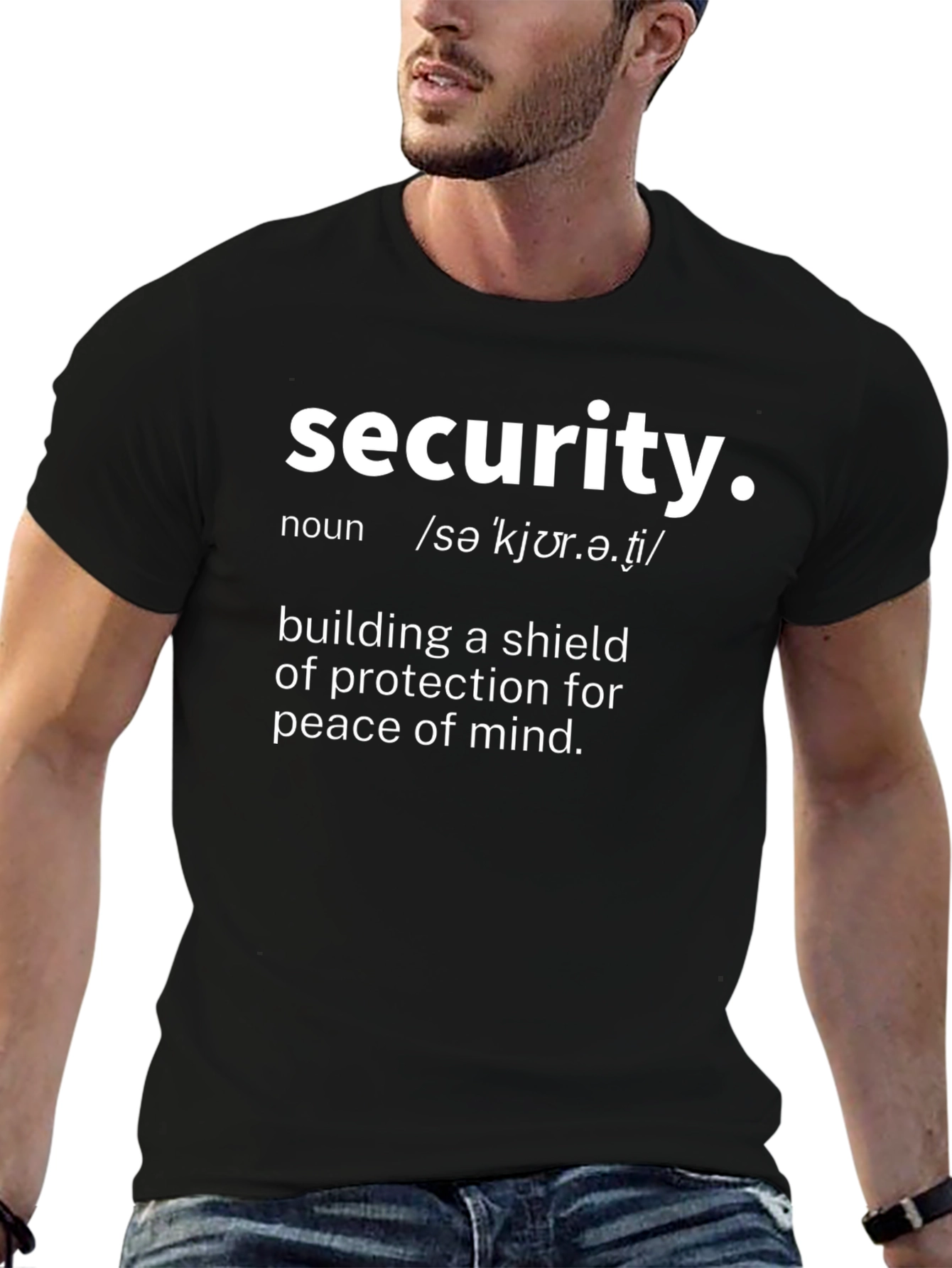 Security Definition T-Shirt - Protection Peace of Mind