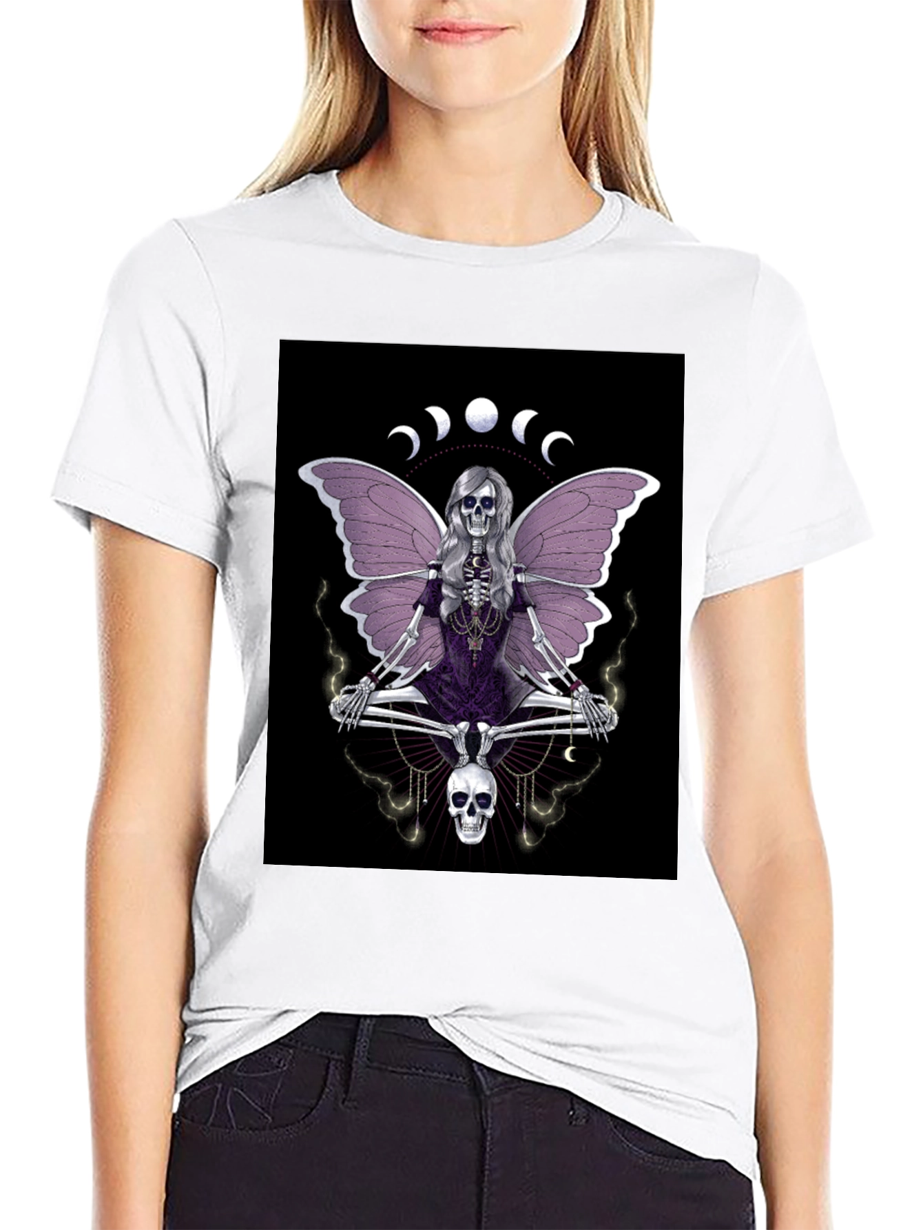 Gothic Skeleton Fairy T-Shirt