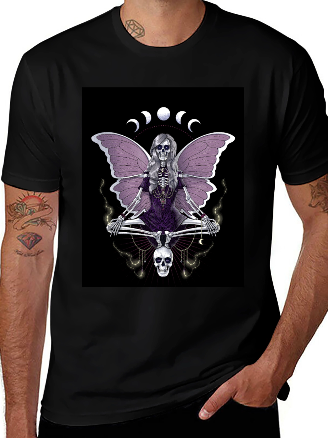 Gothic Skeleton Fairy T-Shirt