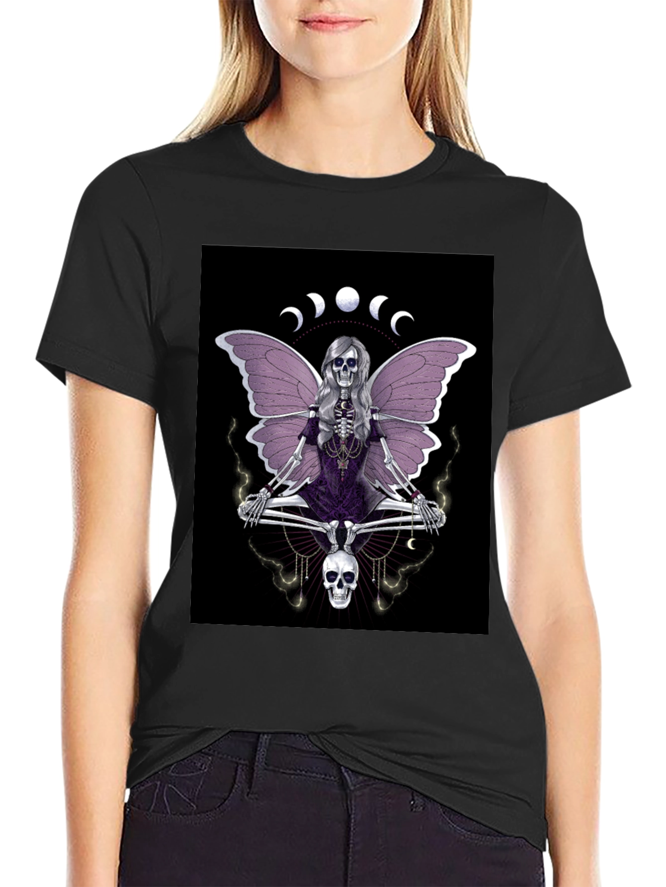 Gothic Skeleton Fairy T-Shirt