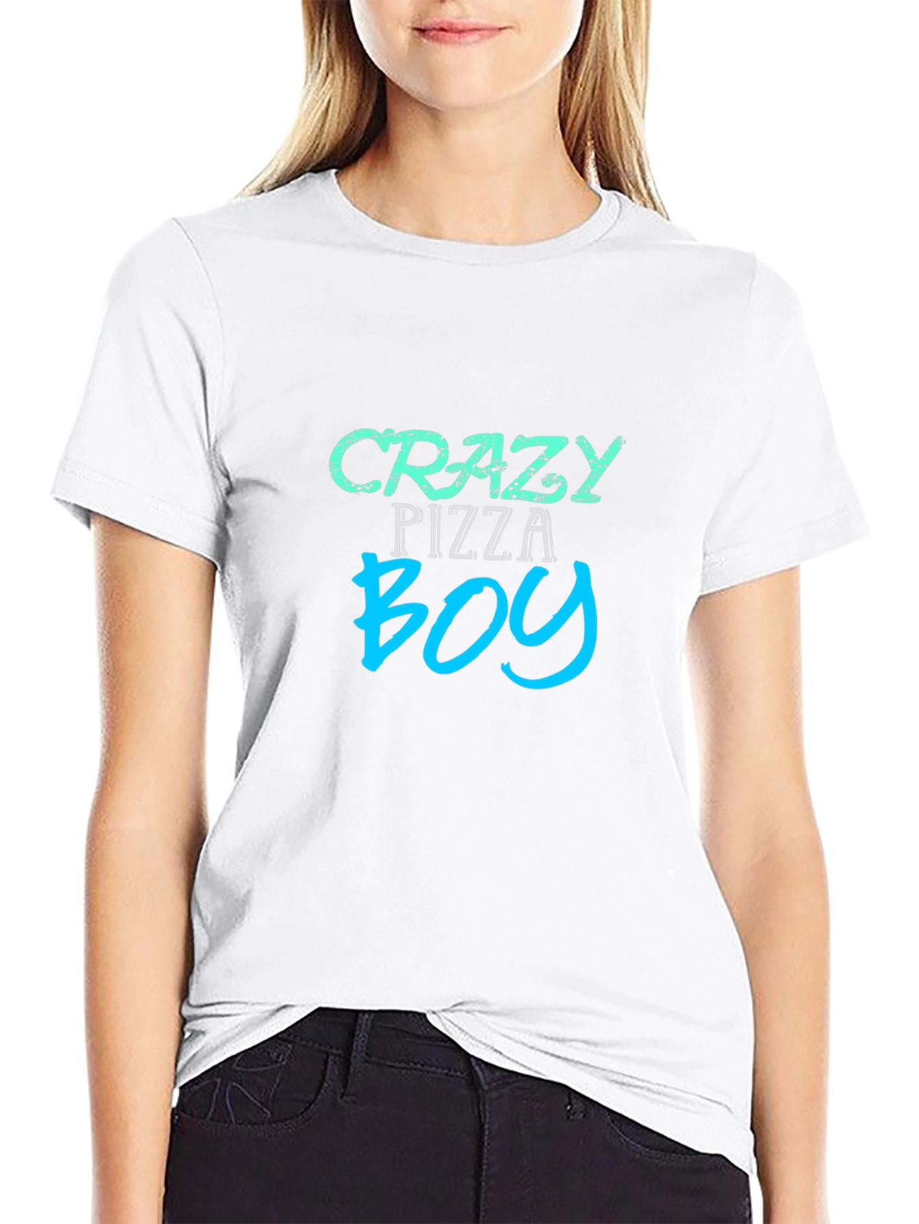 Crazy Pizza Boy Graphic Tee