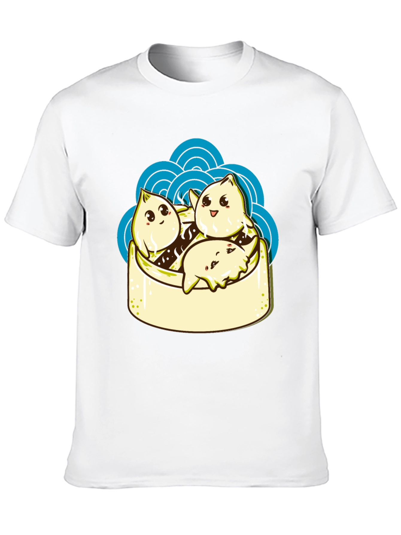 Dumpling Graphic Black T-Shirt