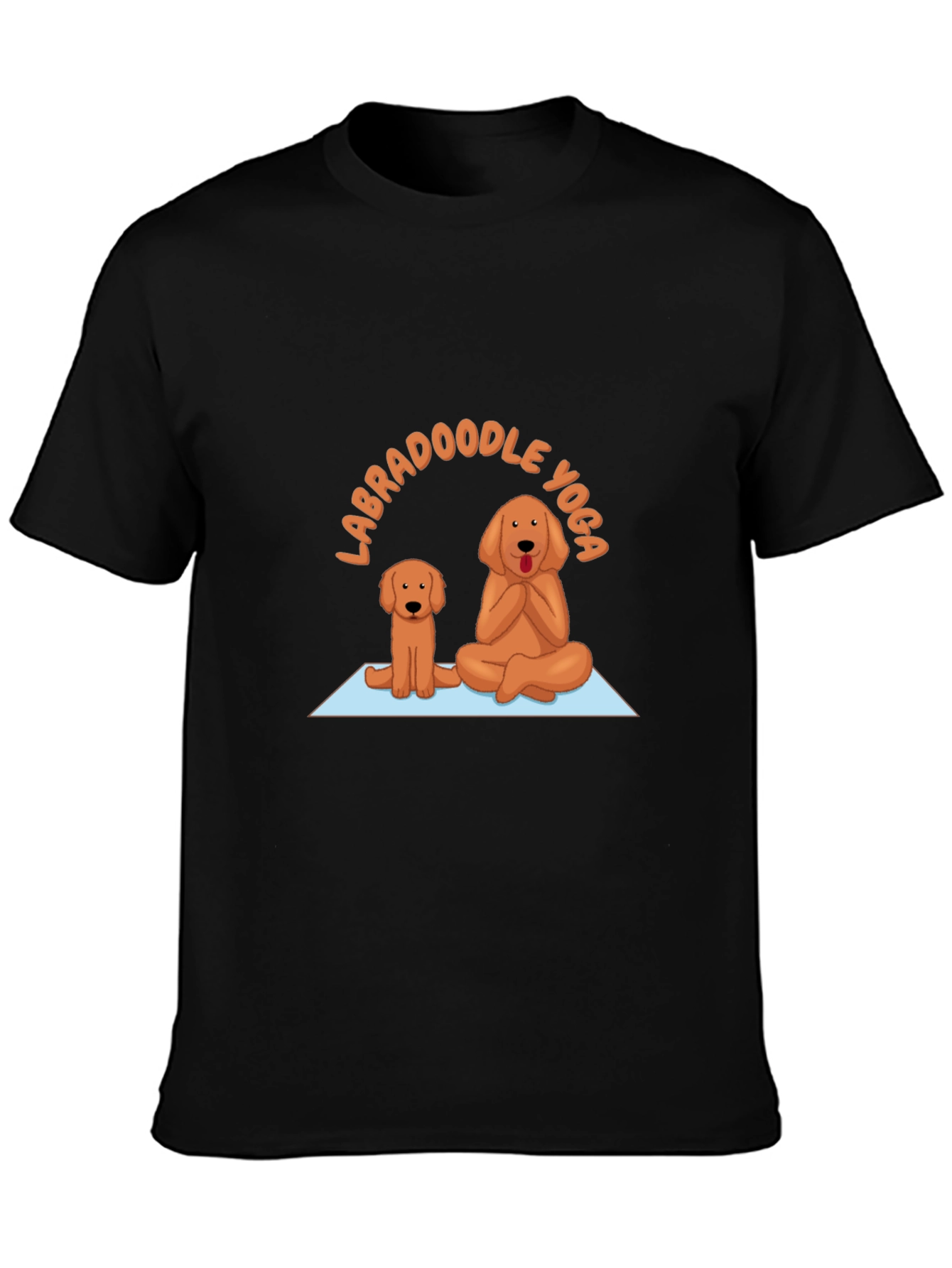 Labradoodle Yoga Graphic T-Shirt