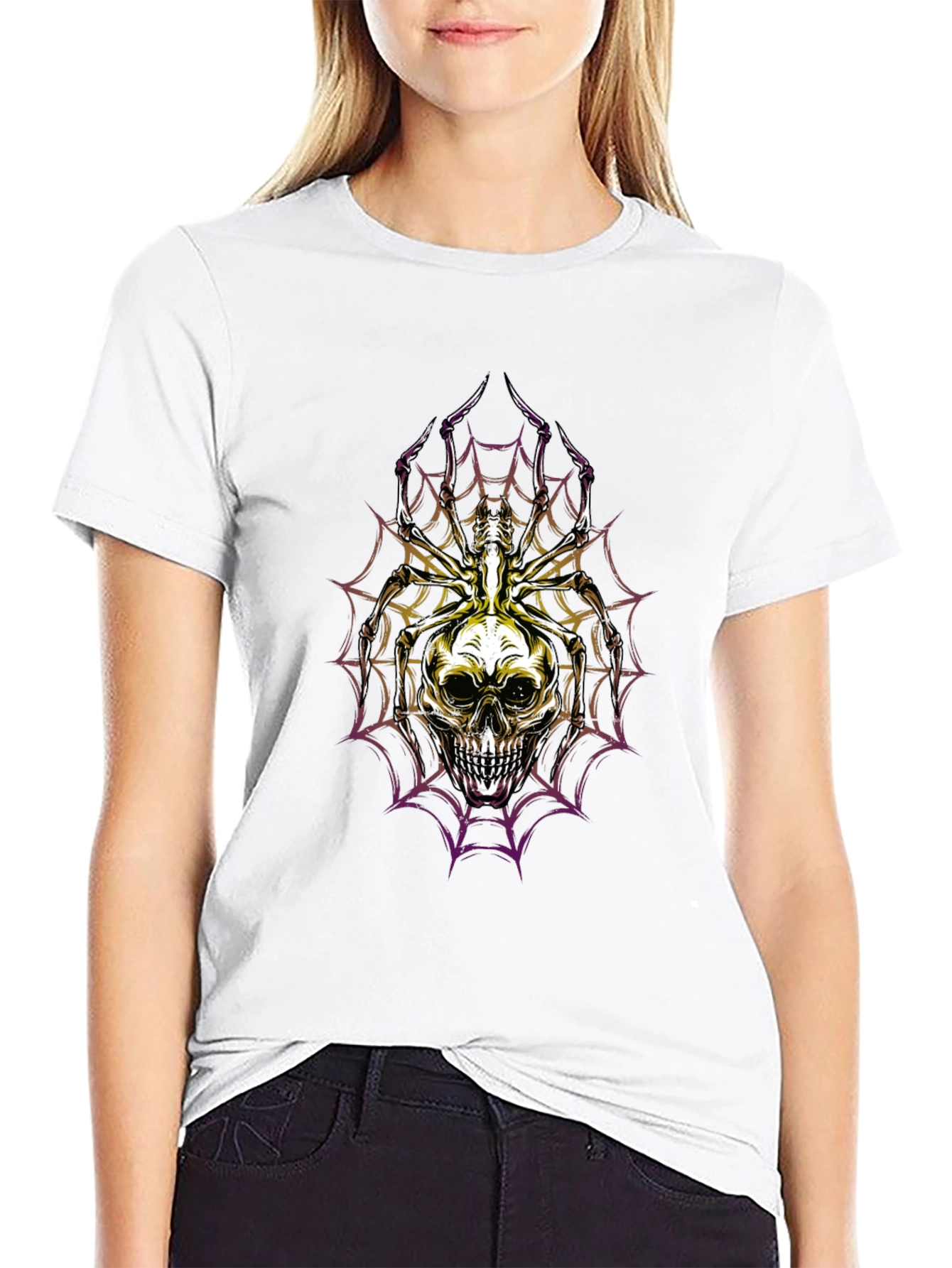 Skull Spider Graphic Tee