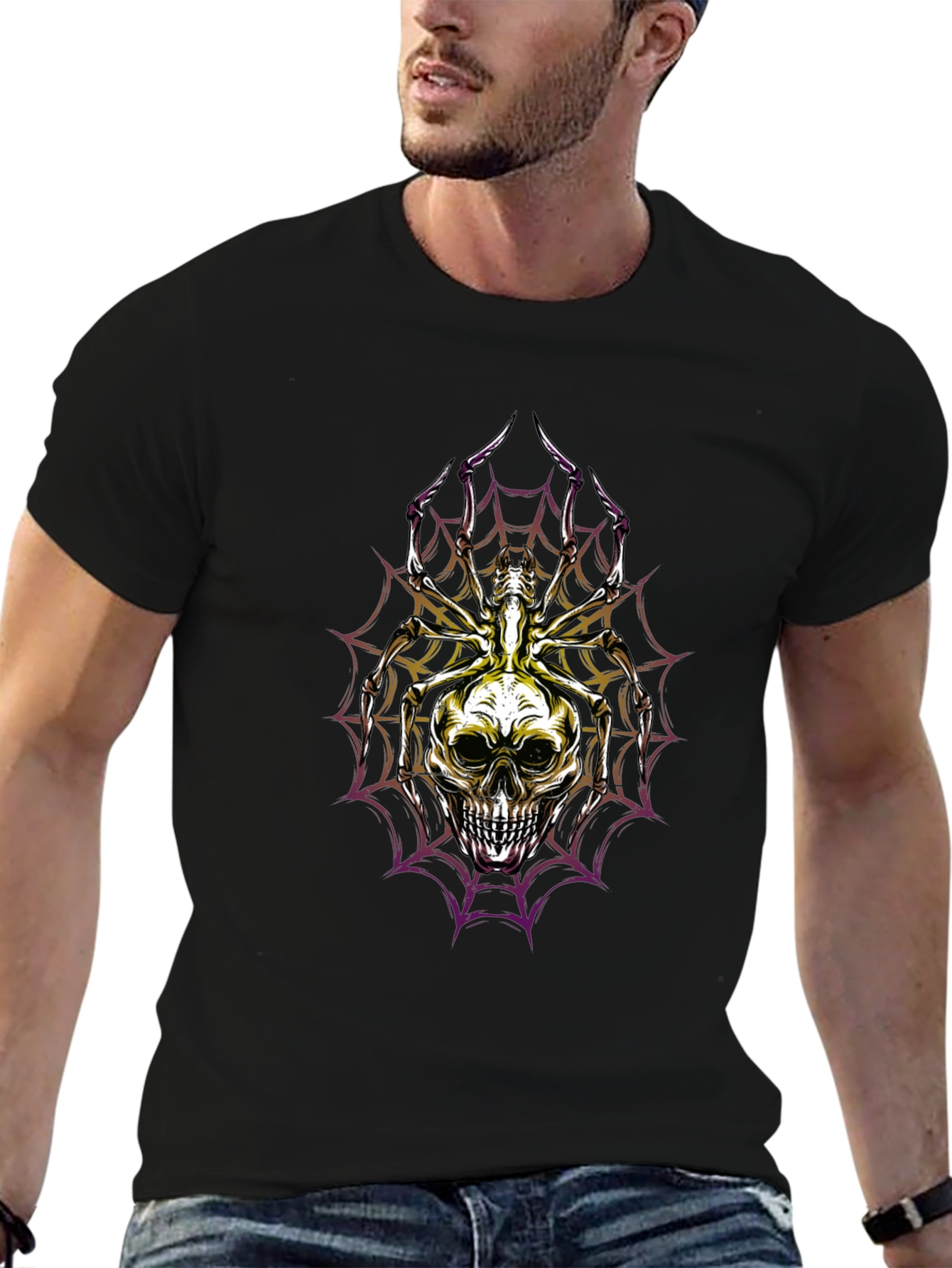 Skull Spider Graphic Tee